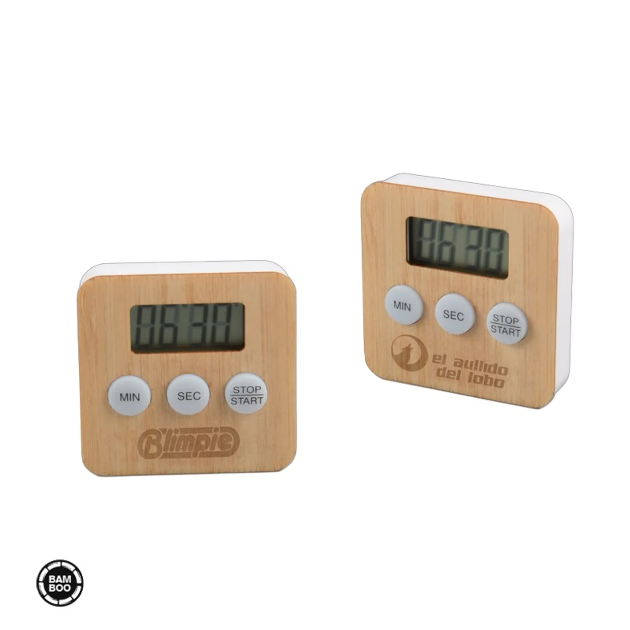Hovedproduktbilde for 25-47-dra-4222 Ciney Bambus Digital Timer med Magnet
