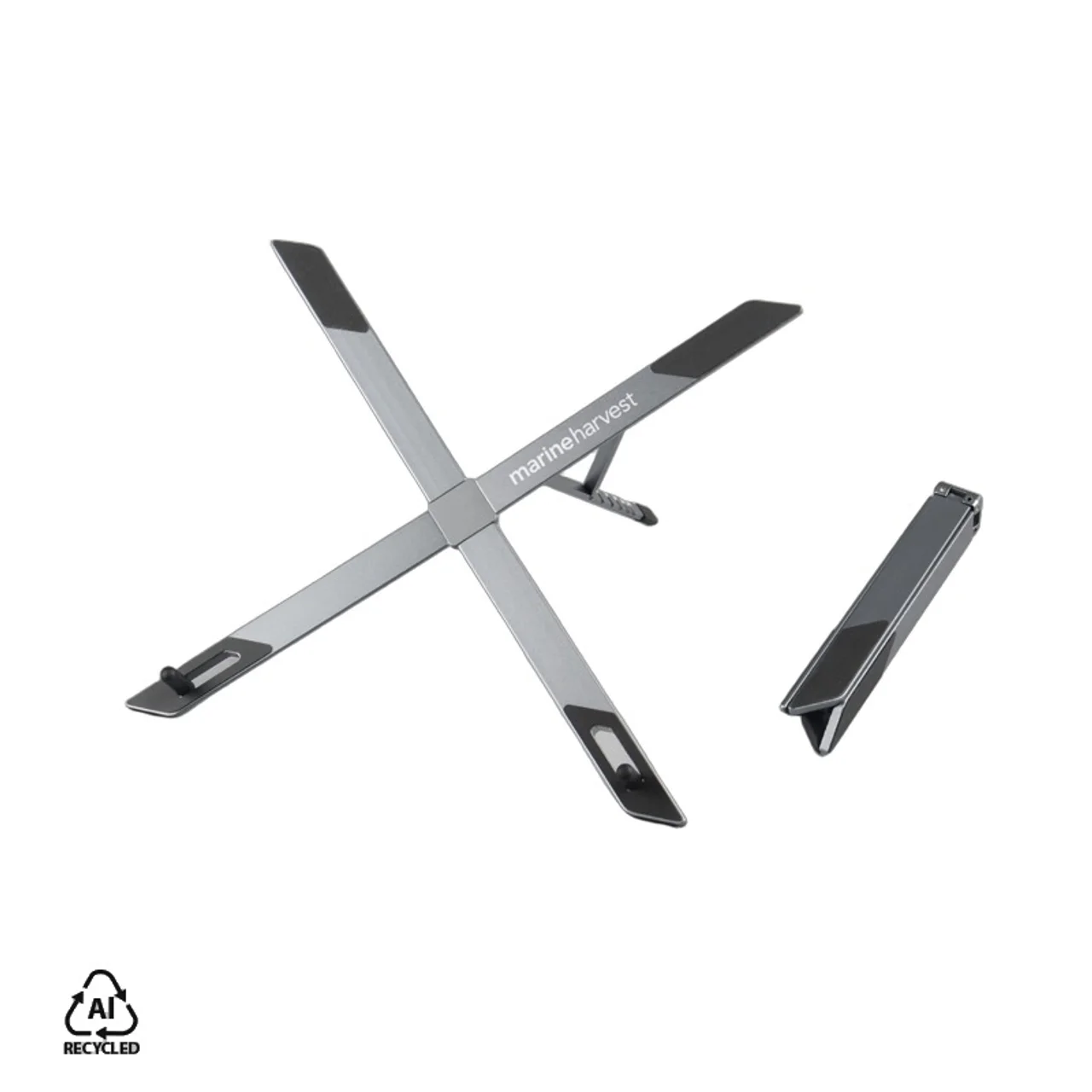 Hovedproduktbilde for 25-47-dra-4240 Abisko Resirkulert Aluminium Sammenleggbart Stativ til Laptop