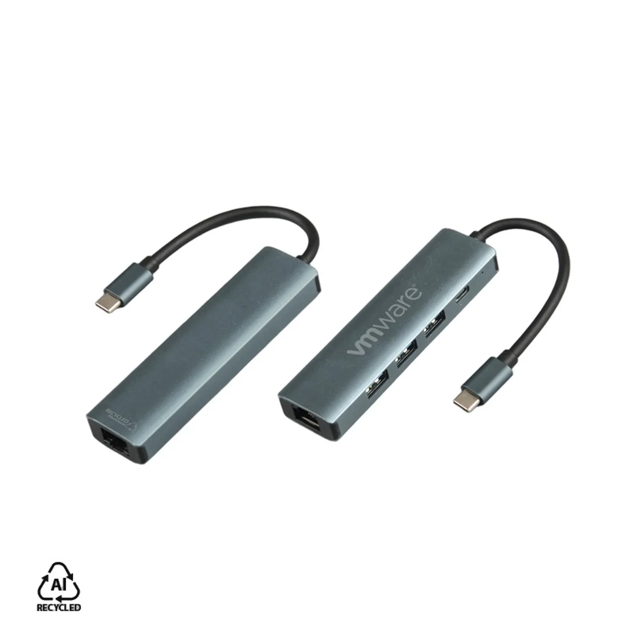 Hovedproduktbilde for 25-47-dra-4297 Lumen Resirkulert Aluminium  5-i-1 USB Hub