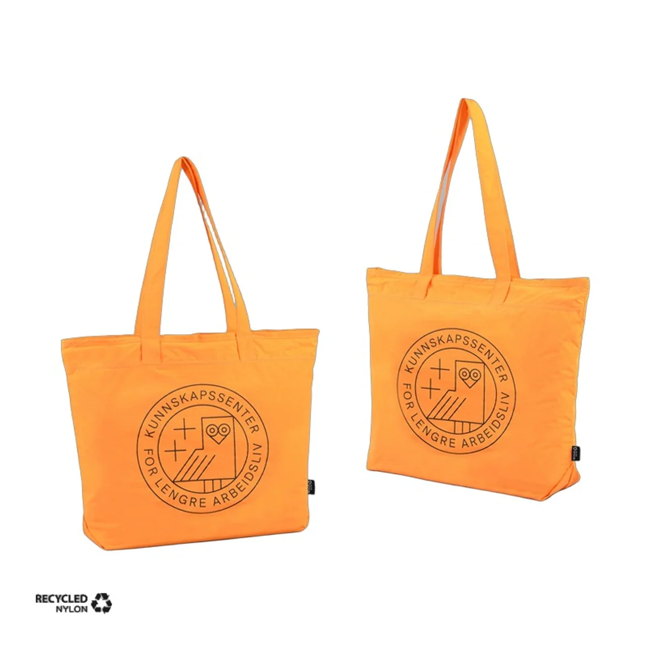 Hovedproduktbilde for 25-47-dra-4353 Bente Resirkulert Nylon 27L Shoppingbag med Glidelås