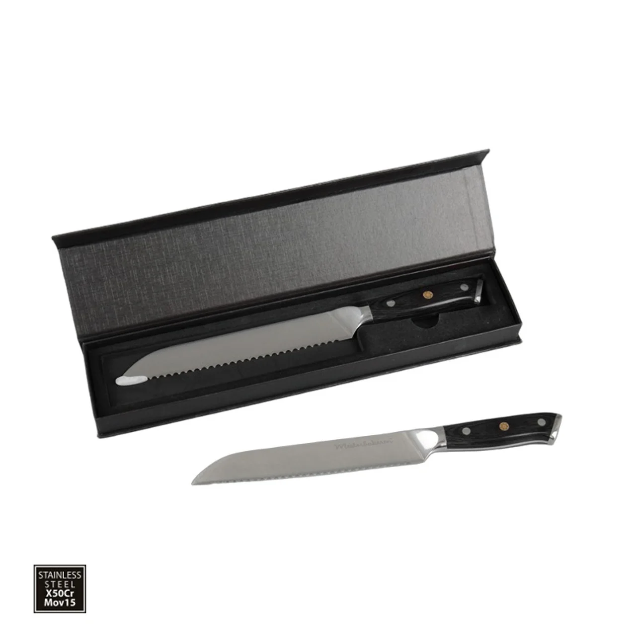 Hovedproduktbilde for 25-47-dra-4422 Classic Rustfritt Stål 8" Brødkniv