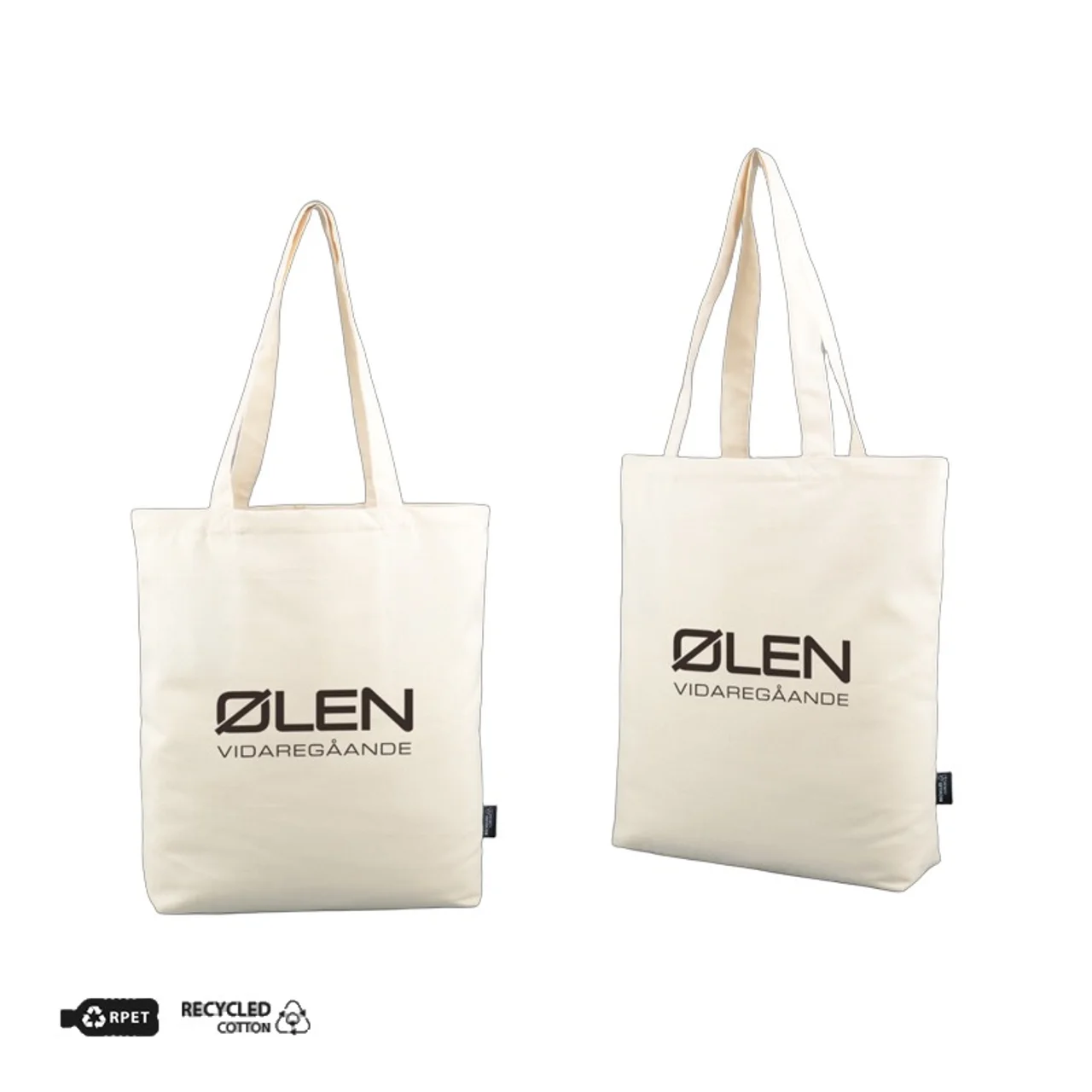 Hovedproduktbilde for 25-47-dra-4428 Espen Resirkulert Bomull/RPET 18,5L  Shoppingbag