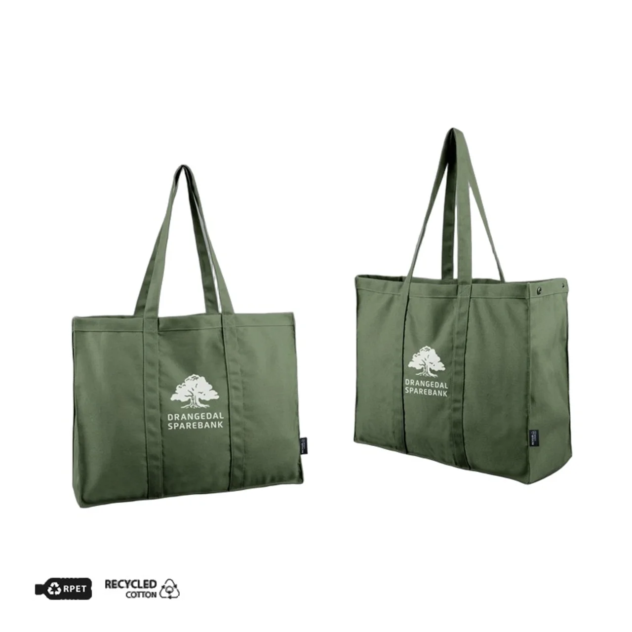 Hovedproduktbilde for 25-47-dra-4430 Samuel Resirkulert Bomull/RPET 39L  Shoppingbag