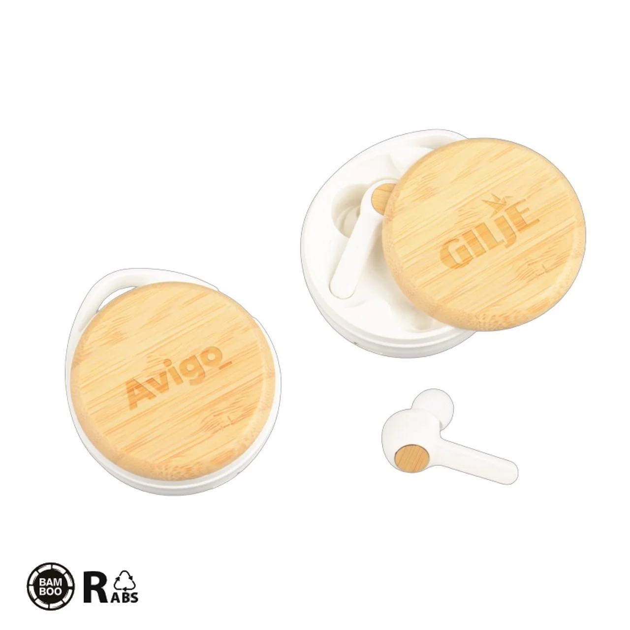 Hovedproduktbilde for 25-47-dra-5037 Amalfi Bambus Ørepropper