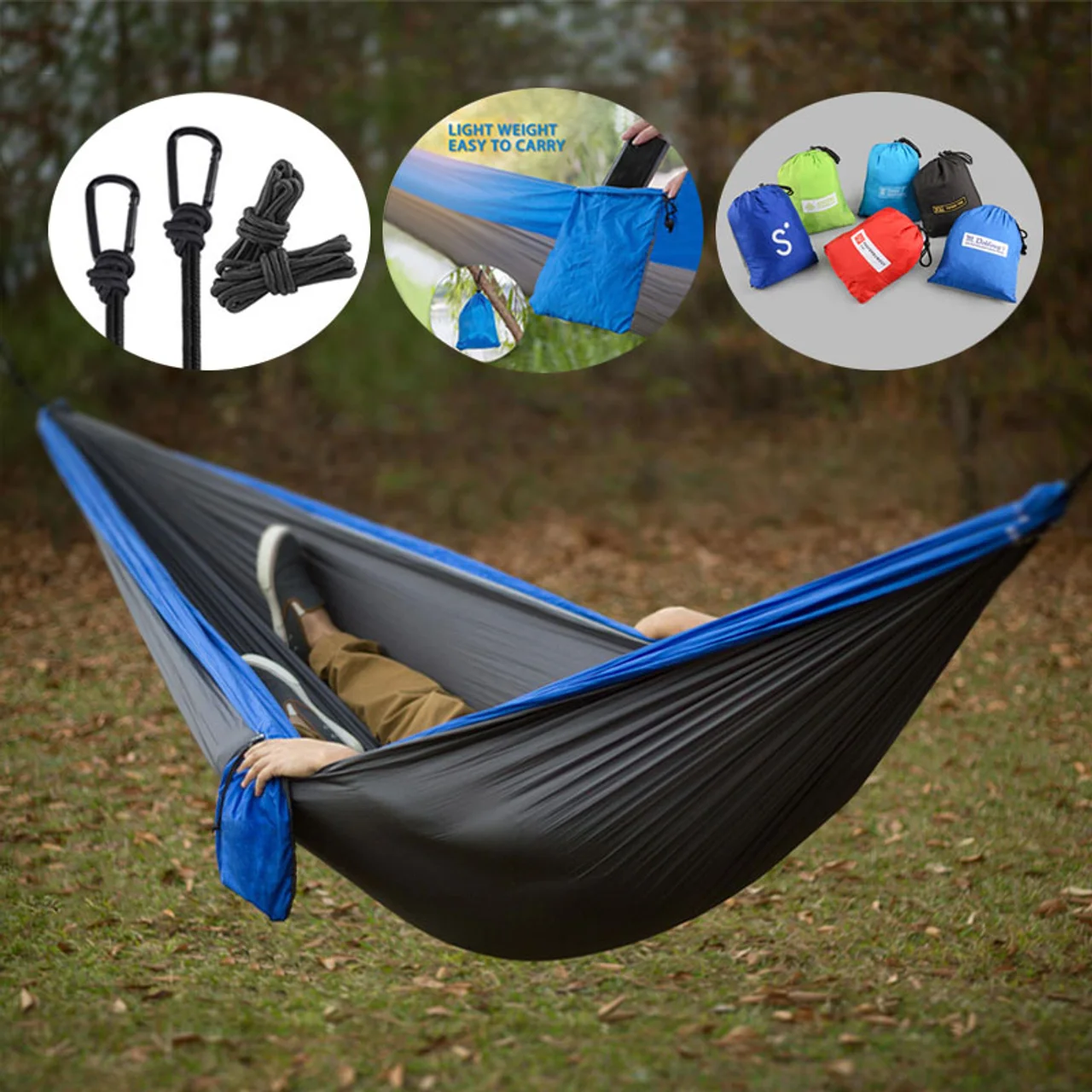 Hovedproduktbilde for 25-47-drb-2155 Nea Nylon Bærbar Hammock