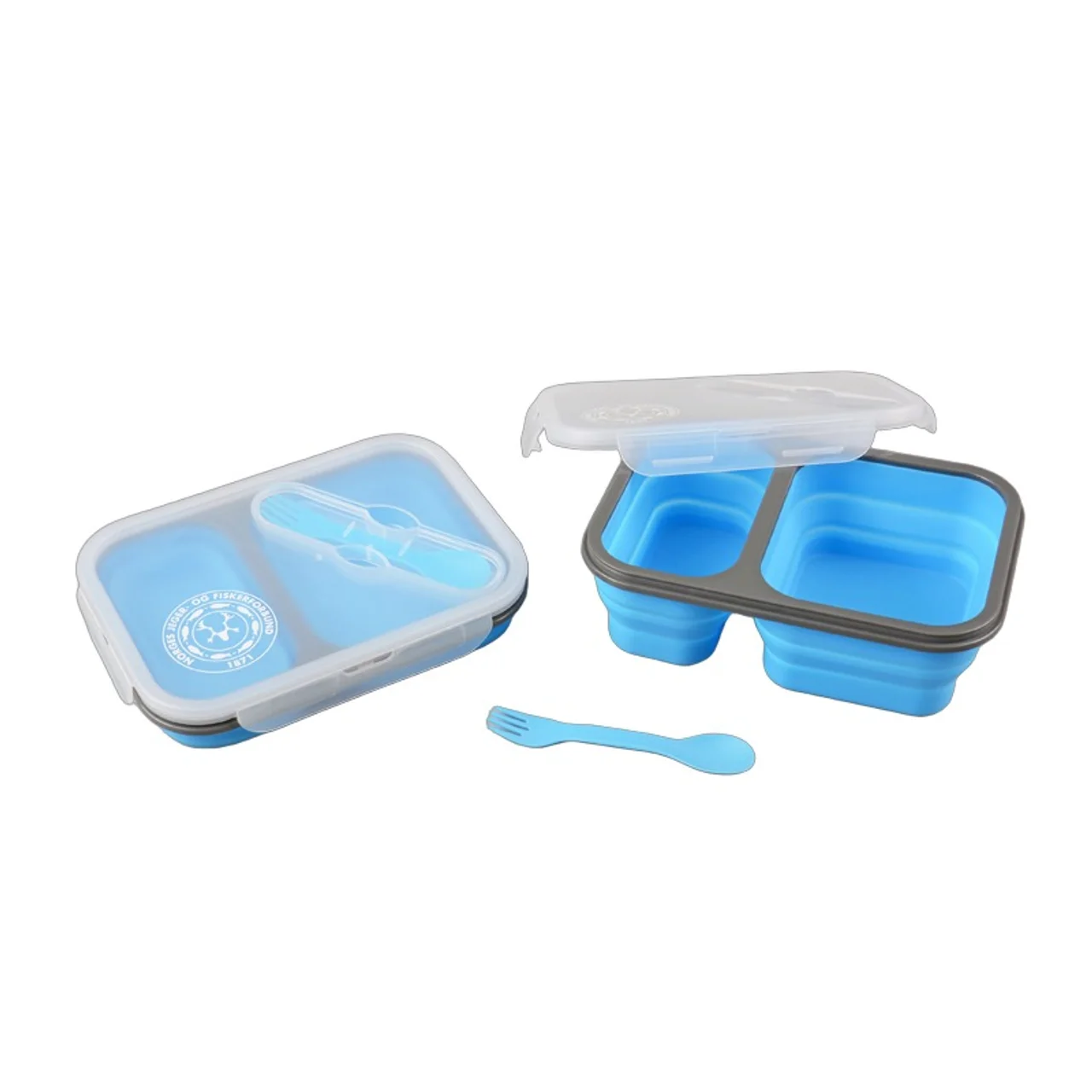 Hovedproduktbilde for 25-47-drb-2548 Rock Silikon To-roms Sammenleggbar Matboks
