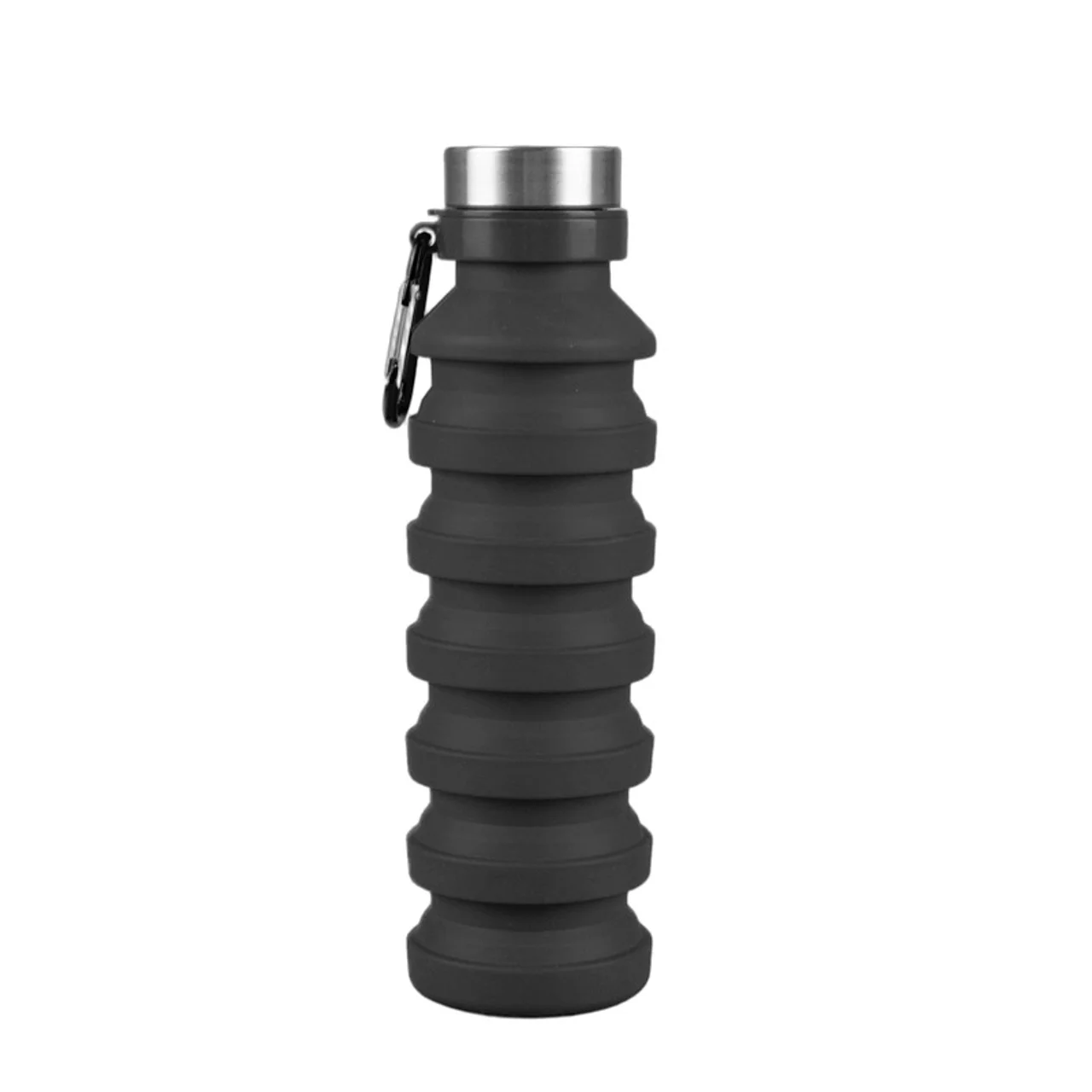 Hovedproduktbilde for 25-47-drb-3915 Iryna 550 ml Sammenleggbar Vannflaske med Karabinkrok