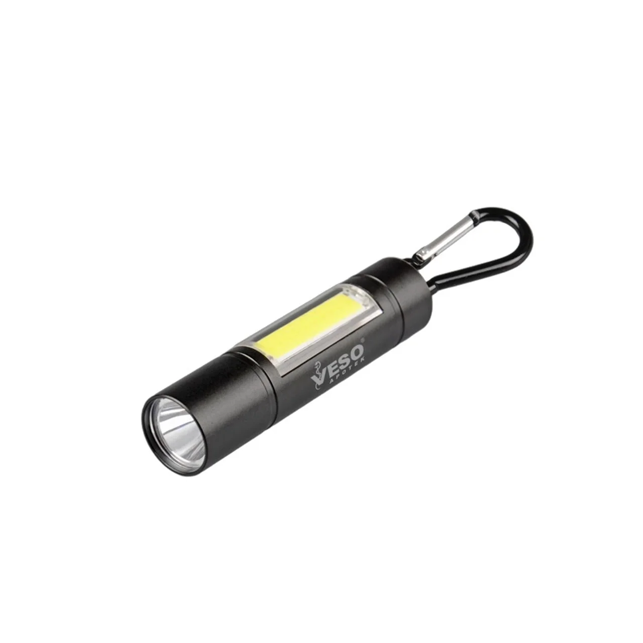 Hovedproduktbilde for 25-47-drb-3991 Kava COB-lommelykt med Karabinkrok