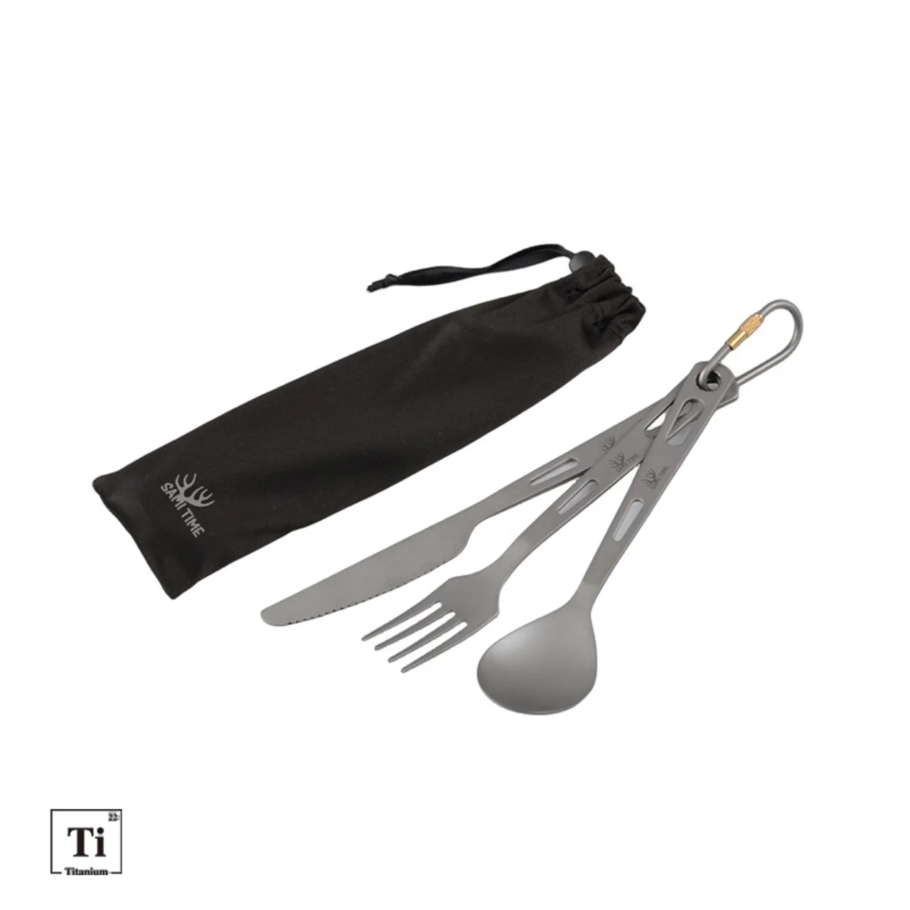Hovedproduktbilde for 25-47-drb-4280 Taranto Titan Bestikksett med Karabinkrok