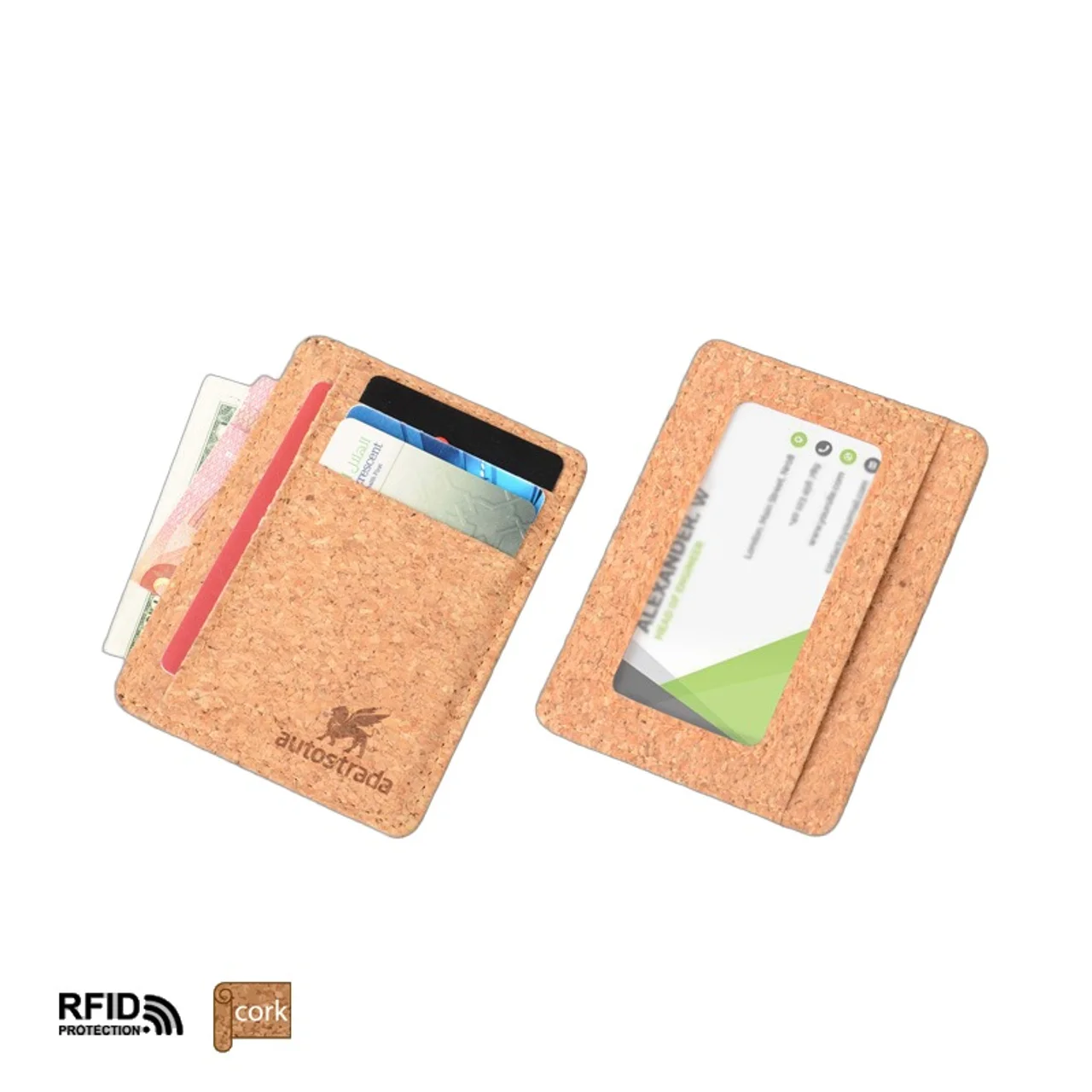 Hovedproduktbilde for 25-47-drb-4553 Birno Kork RFID Kortholder