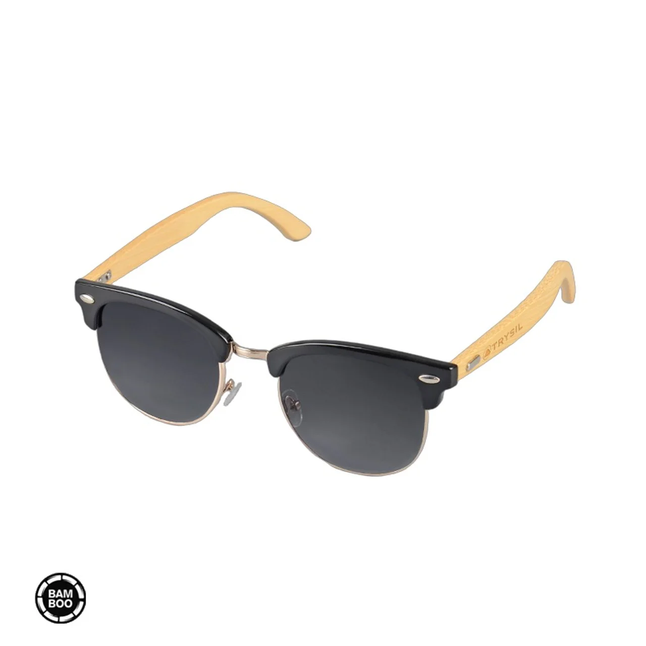 Hovedproduktbilde for 25-47-drb-4673 Aure Bambus Wayfarer Solbriller