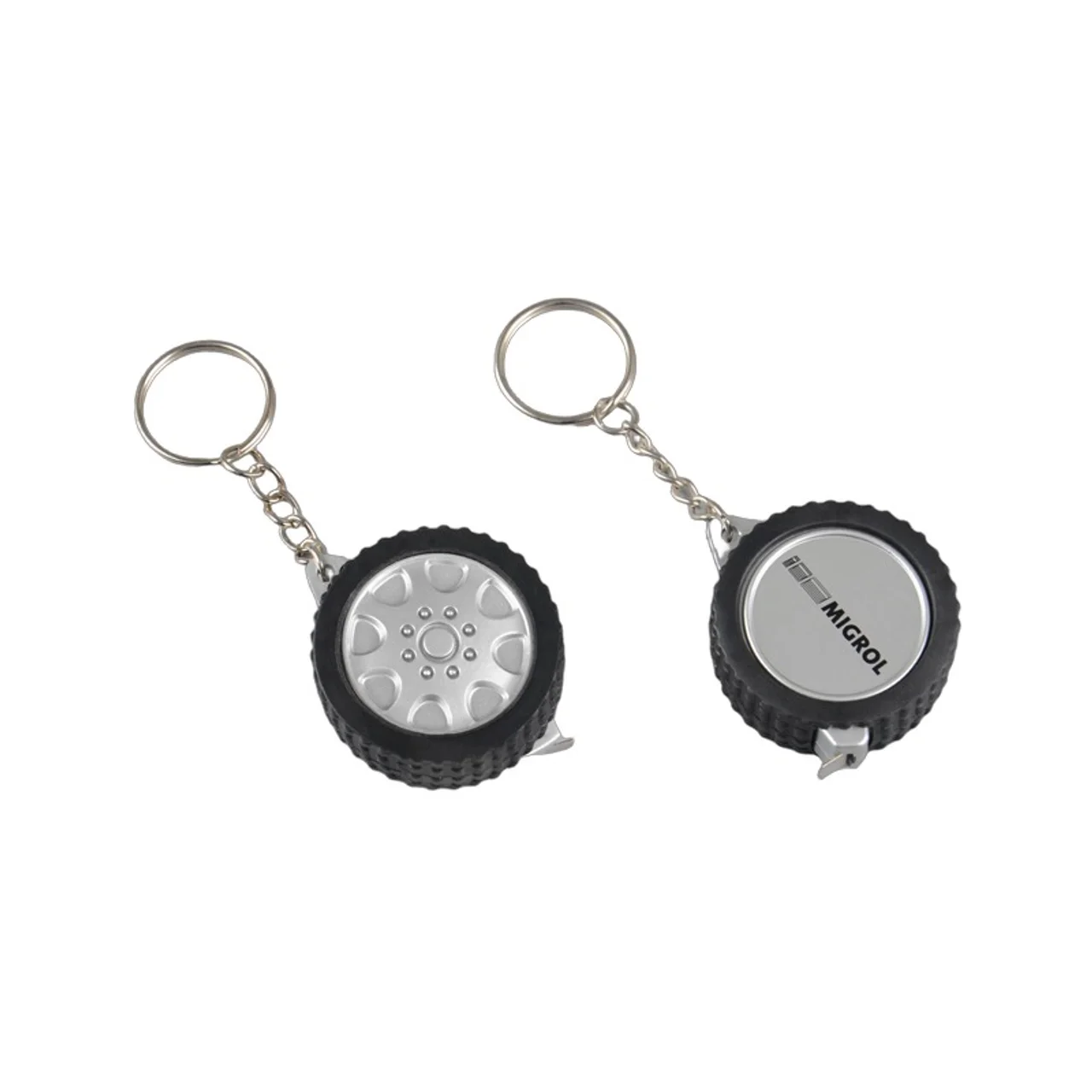 Hovedproduktbilde for 25-47-drb-4906 Ovan 1 m / 16 mm Mini Målebånd med Nøkkelring