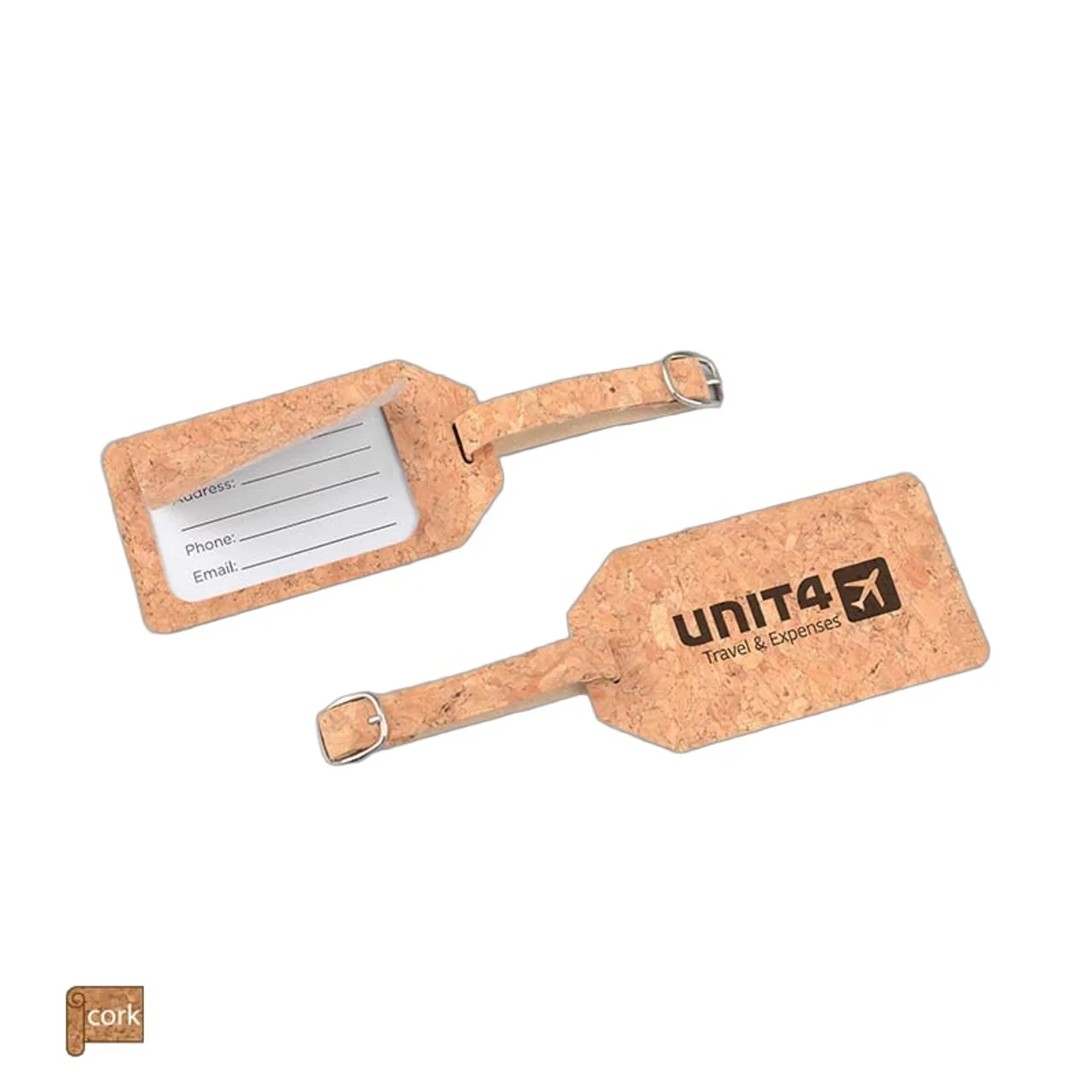 Hovedproduktbilde for 25-47-drb-4960 Norunn Kork Bagasjelapp