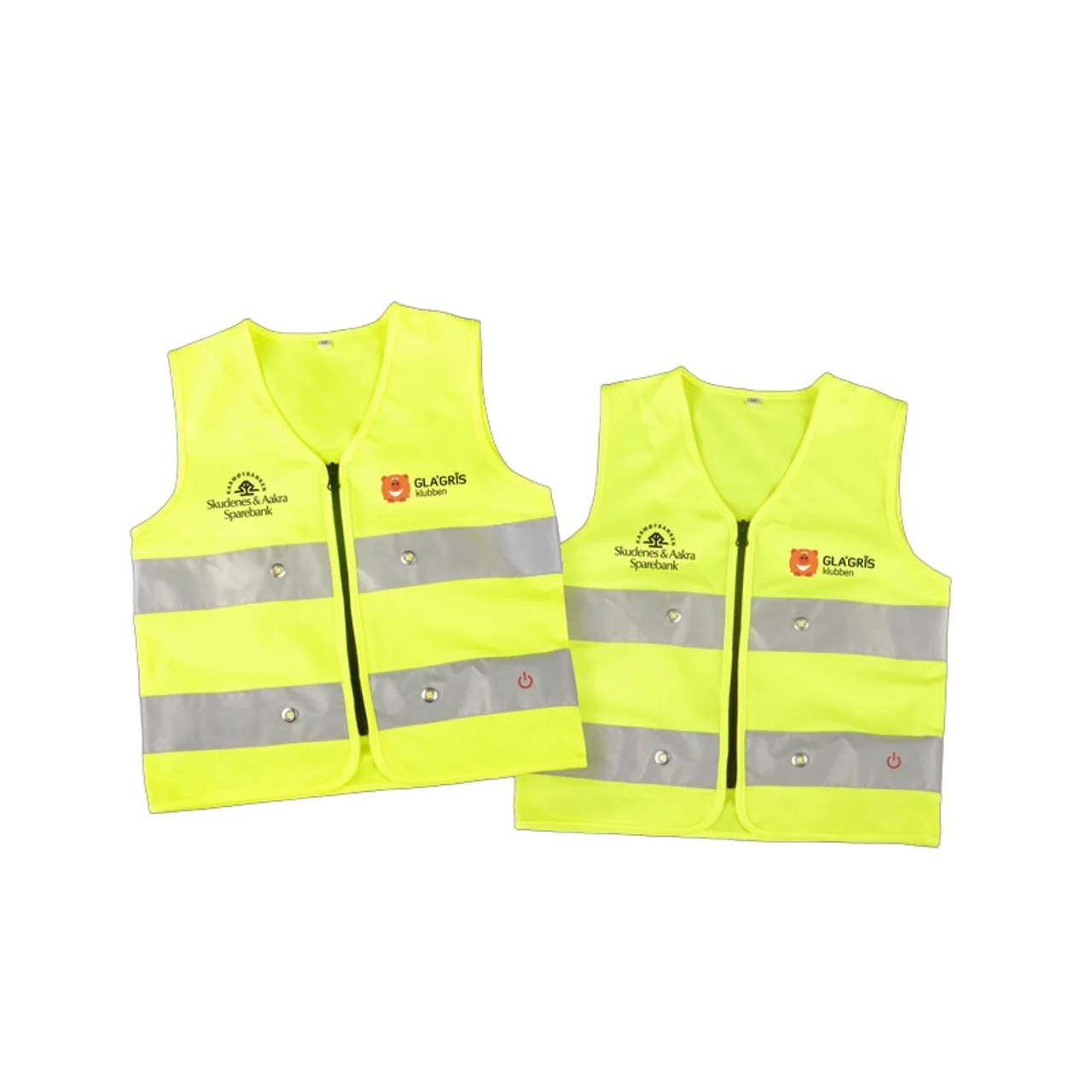 Hovedproduktbilde for 25-47-drb-5109 Vimmerby Reflekssvest for Barn med LED-lys