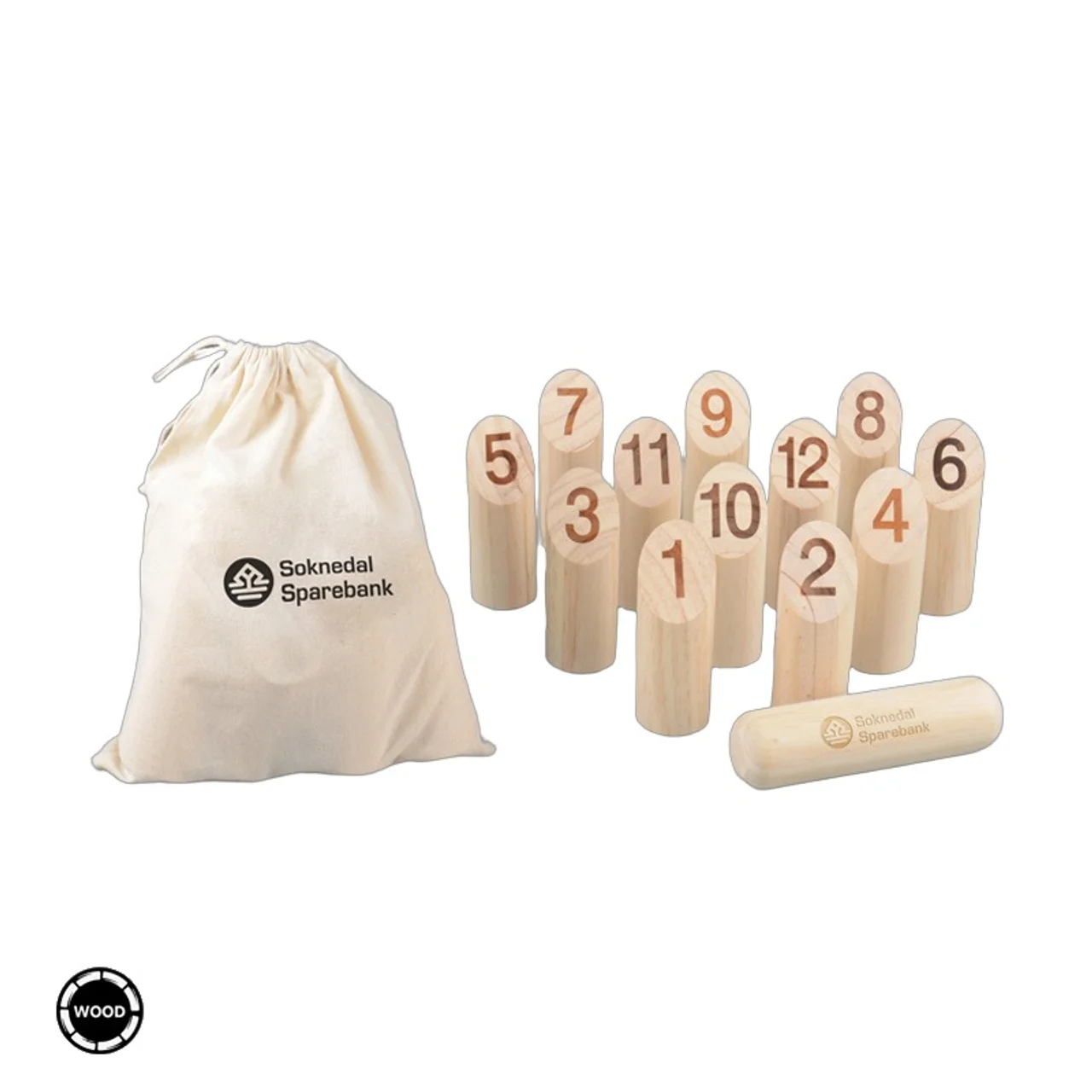Hovedproduktbilde for 25-47-drb-5278-b Diamantfred Nummerkubb Spillsett i Furu
