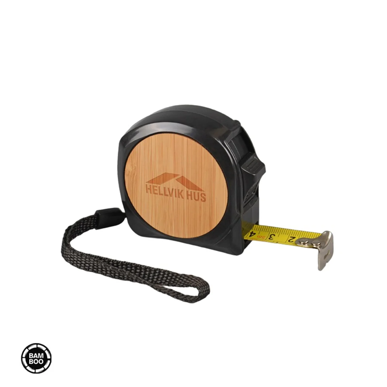 Hovedproduktbilde for 25-47-drb-5317 ABS og Bambus 5 m / 38 mm Målebånd med Bærereim
