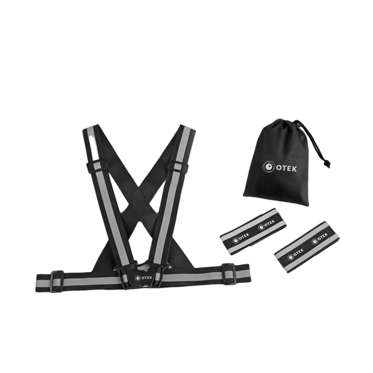 Hovedproduktbilde for 25-47-drb-5500 Trois Refleks Sett med Refleksvest og Armbånd