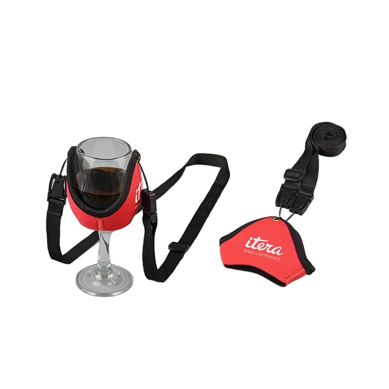 Hovedproduktbilde for 25-47-drb-5601 Justerbar Vinglassholder med Snor