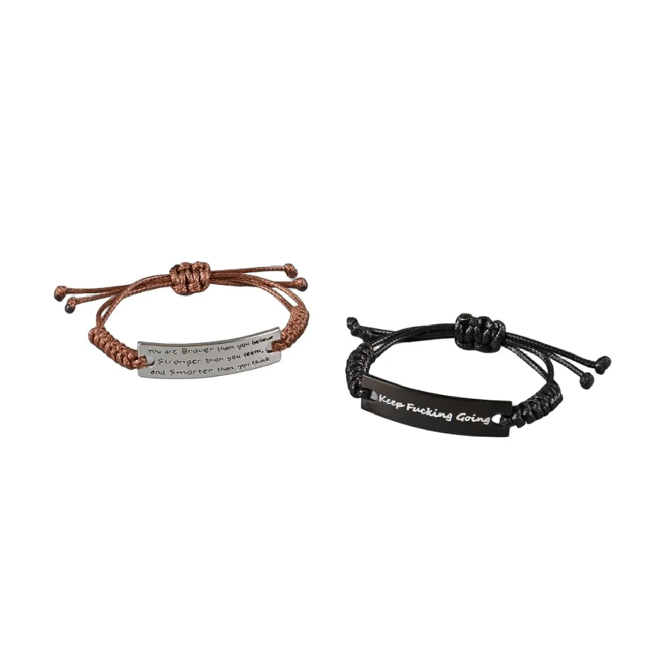 Hovedproduktbilde for 25-47-drb-5695 Josephine Flettet Armbånd med Plate