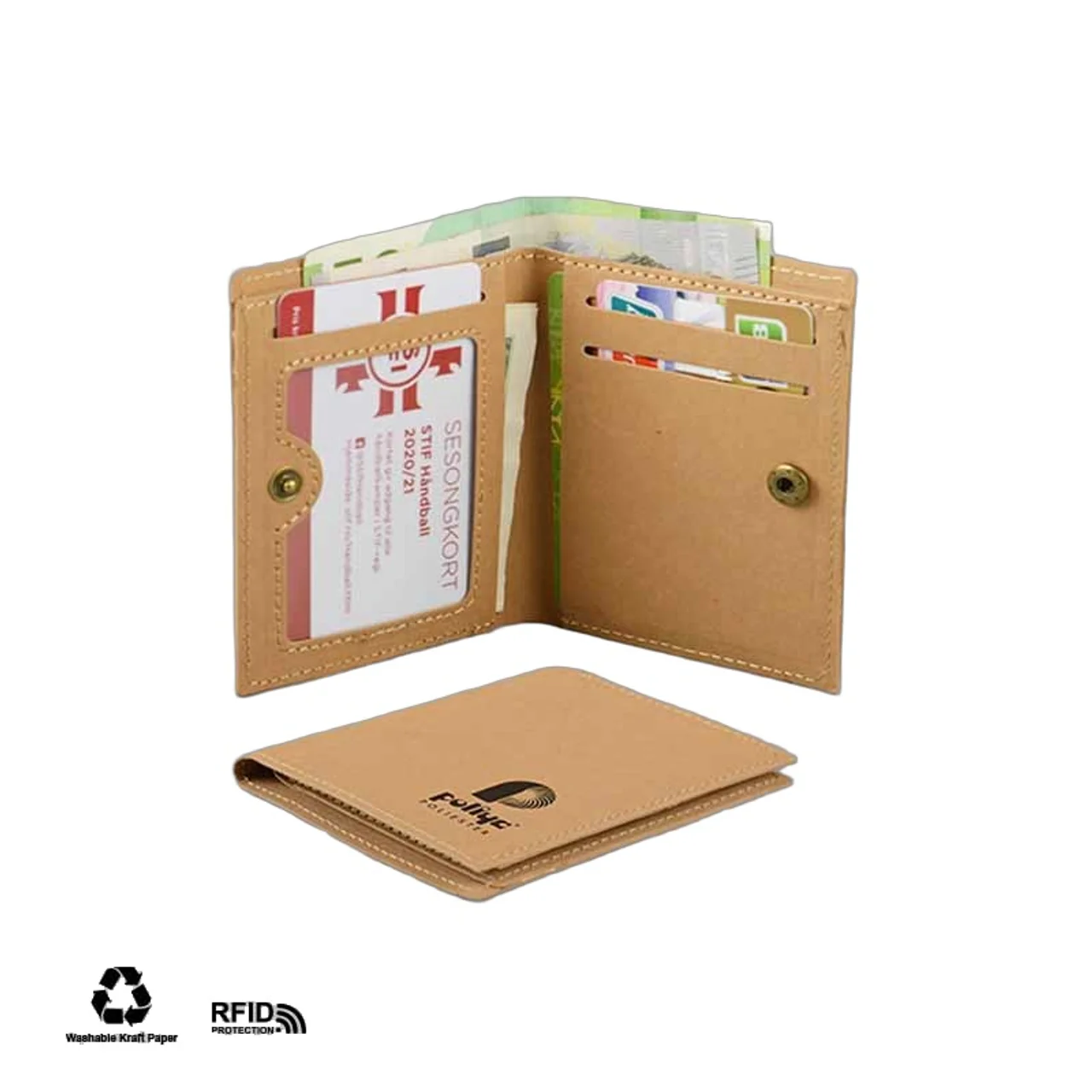 Hovedproduktbilde for 25-47-drb-5723 Izola RFID Kraftpapir Lommebok
