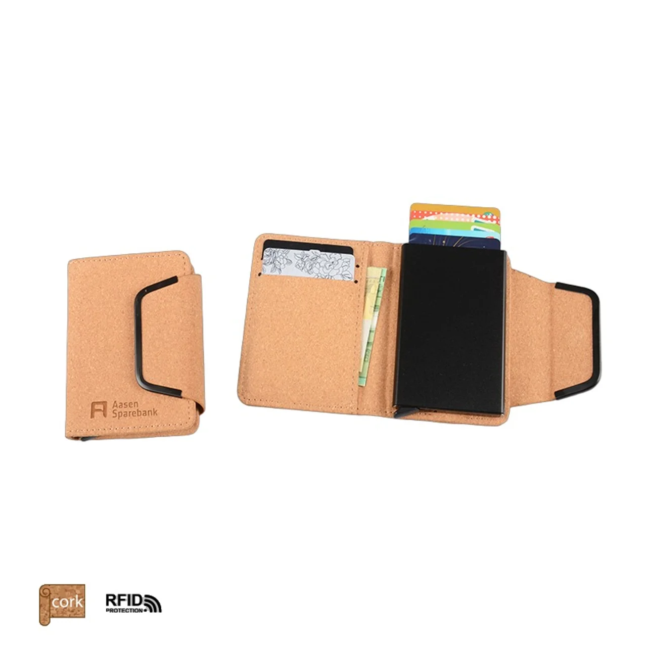 Hovedproduktbilde for 25-47-drb-5868 Egzon Kork RFID Kortholder til Mobil