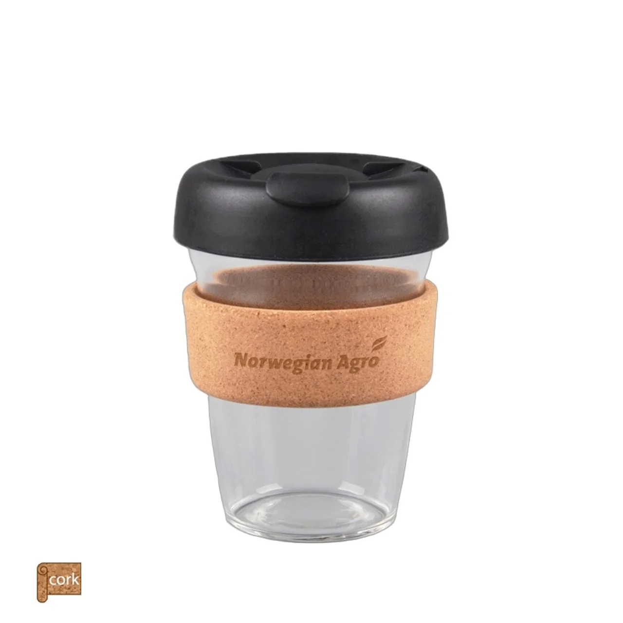 Hovedproduktbilde for 25-47-drb-5901 Hazel 350 ml Glasskopp med Kork-grep