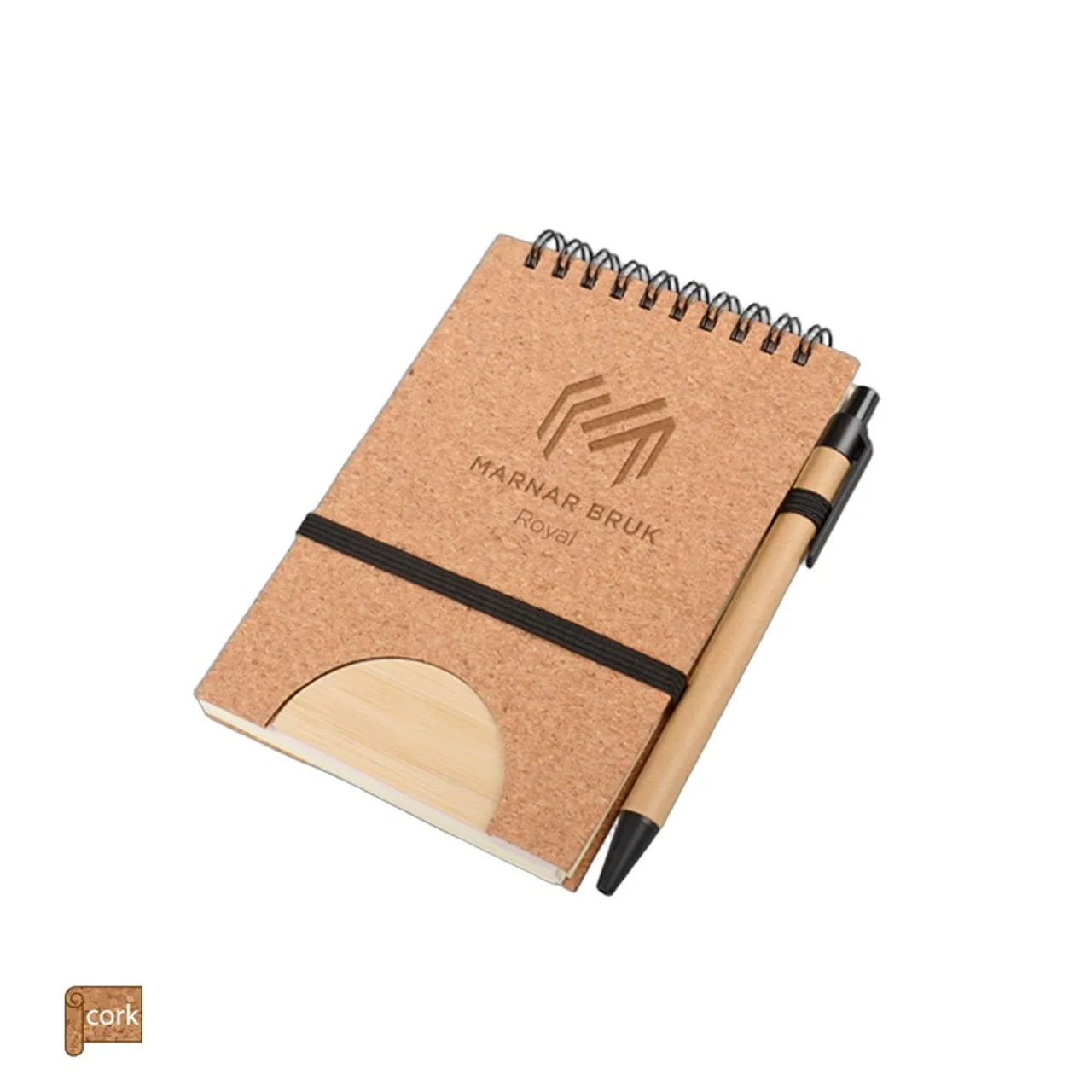 Hovedproduktbilde for 25-47-drb-6034 Kian Kork Notatbok med Spiral