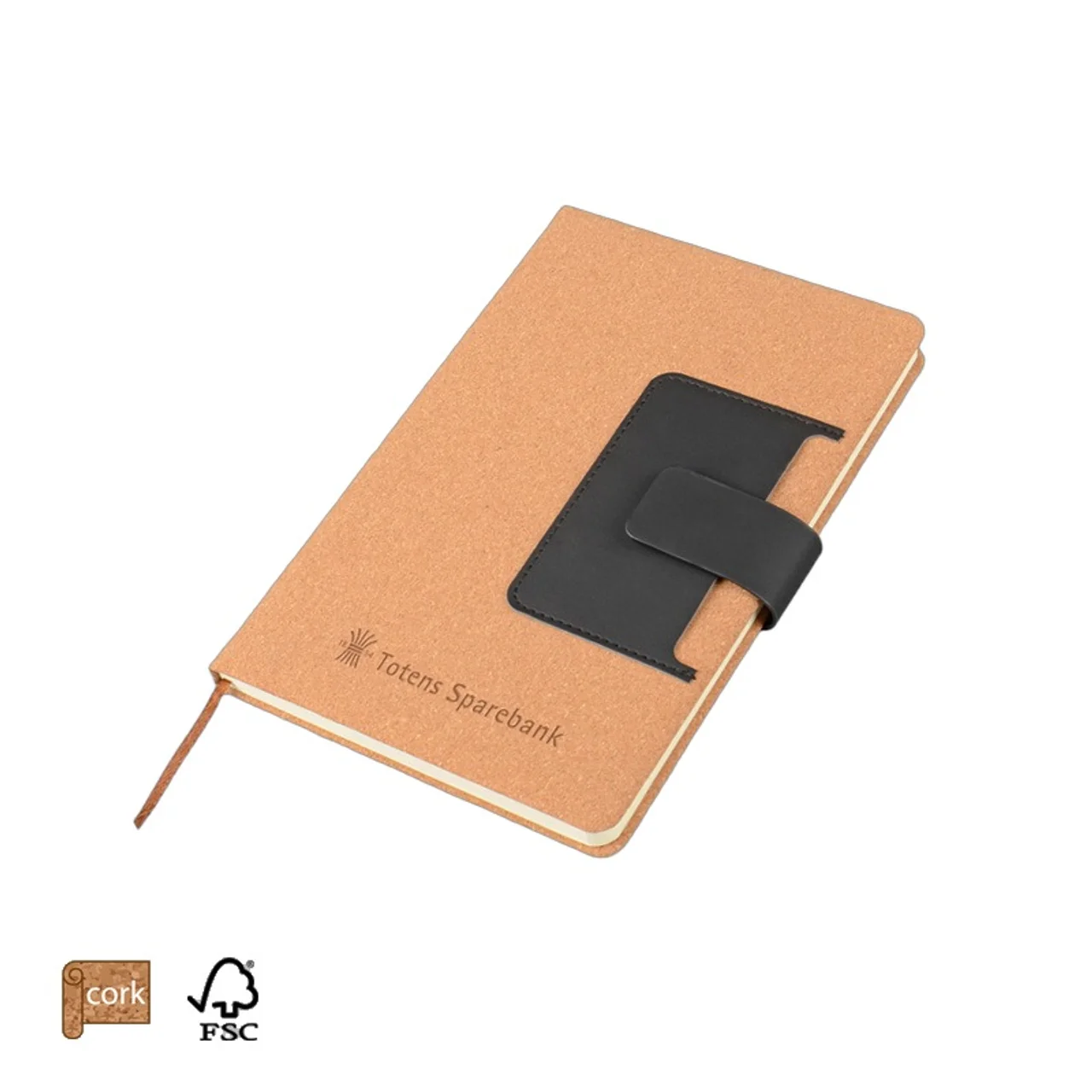 Hovedproduktbilde for 25-47-drb-6115 Evian A5 Kork Notatbok med Kortholder