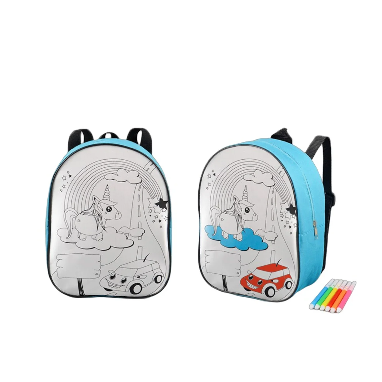 Hovedproduktbilde for 25-47-drb-6130 DIY Graffiti Ryggsekk for Barn