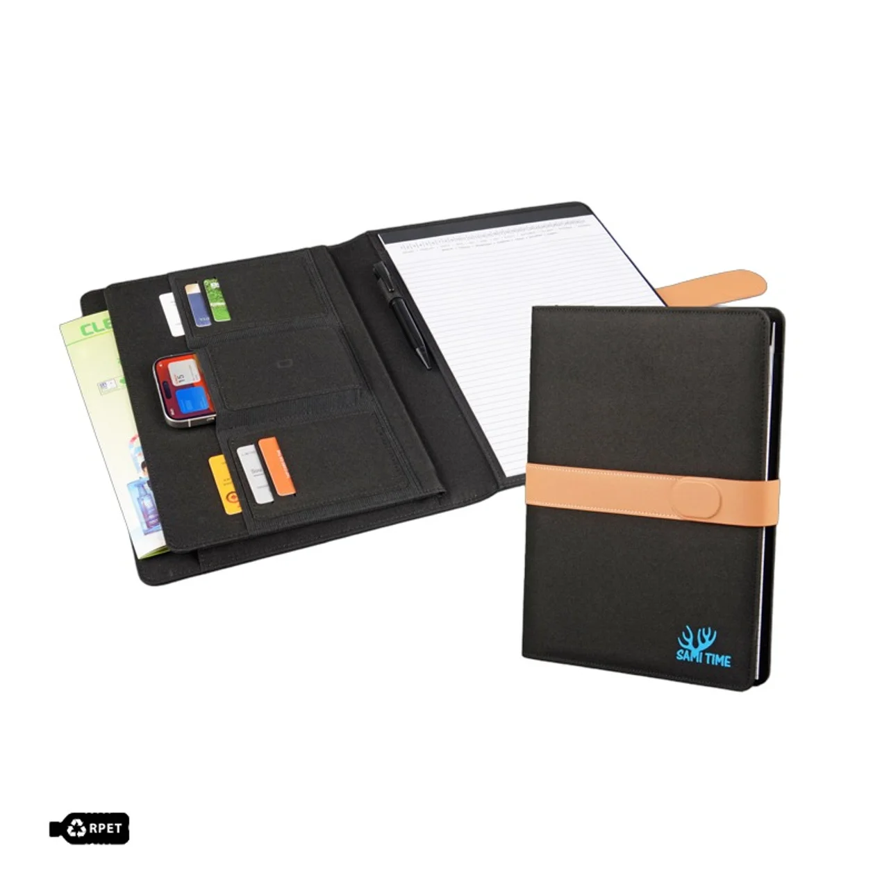 Hovedproduktbilde for 25-47-drb-6184 Apollo A4 RPET Magnetisk Dokumentmappe