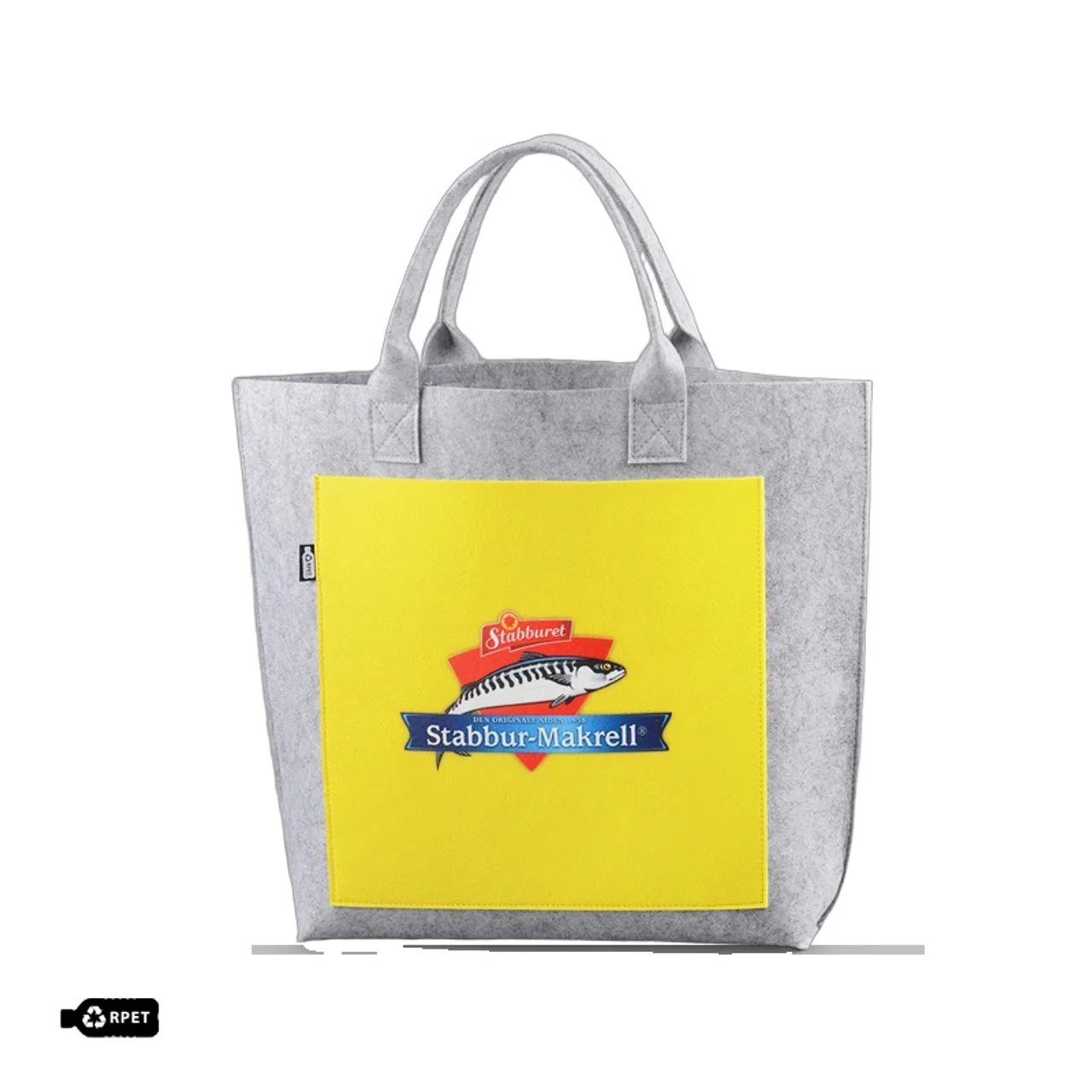 Hovedproduktbilde for 25-47-drc-6080 Amiens RPET Filt 18L Shoppingbag med Lomme