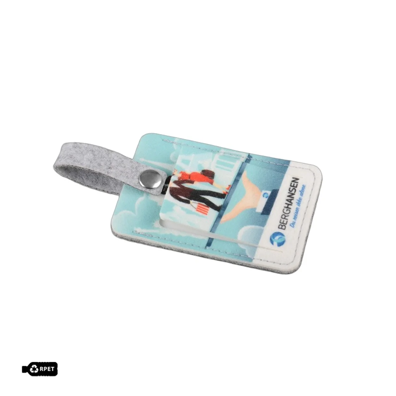 Hovedproduktbilde for 25-47-drc-6081 Bravio RPET Filt Bagasjelapp