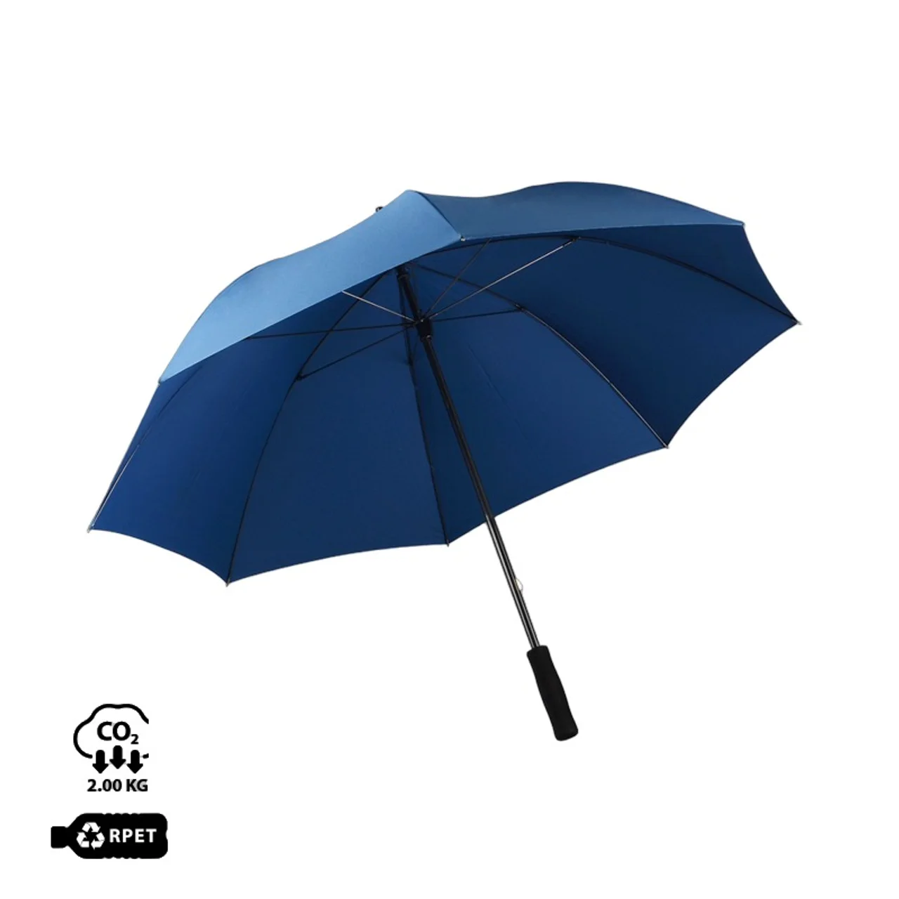 Hovedproduktbilde for 25-47-drc-7071 Ovan RPET 27” Stormsikker Paraply med Karbonaksel