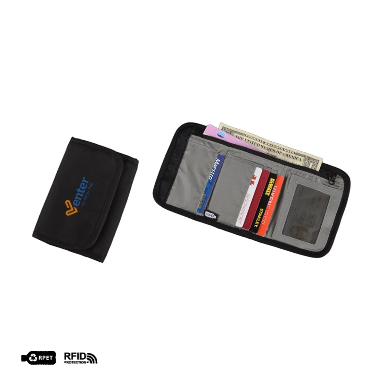 Hovedproduktbilde for 25-47-drc-7111 Avel RPET RFID Reiselommebok