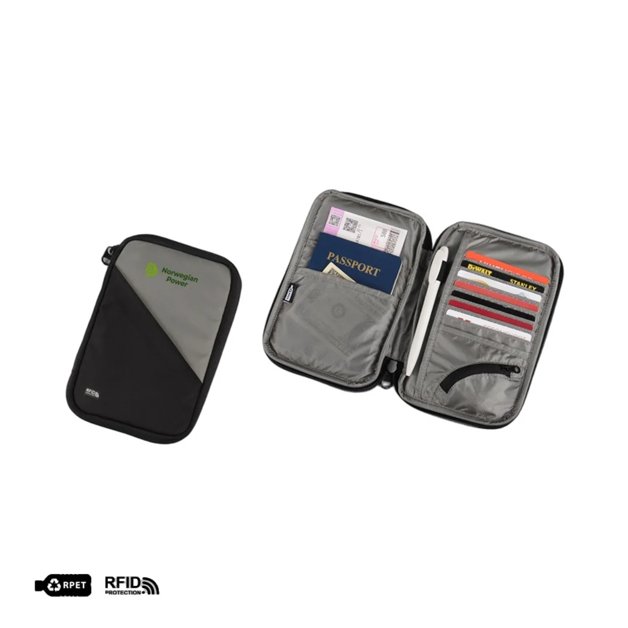 Hovedproduktbilde for 25-47-drc-7113 Jalen RPET RFID Passholder