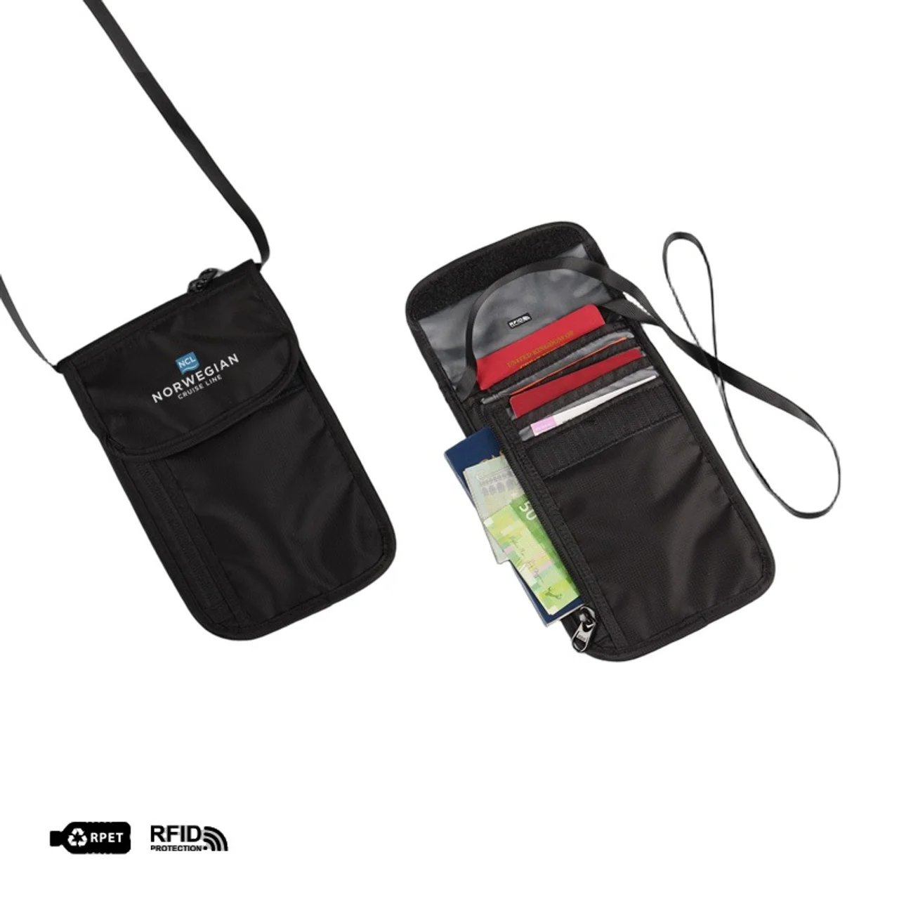 Hovedproduktbilde for 25-47-drc-7115 Ardon RFID Reiselommebok med Snor