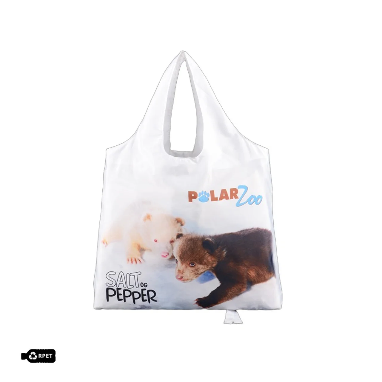 Hovedproduktbilde for 25-47-drc-7221 Breda GRS Resirkulert Soft Touch Polyester Sammenleggbar Shoppingbag