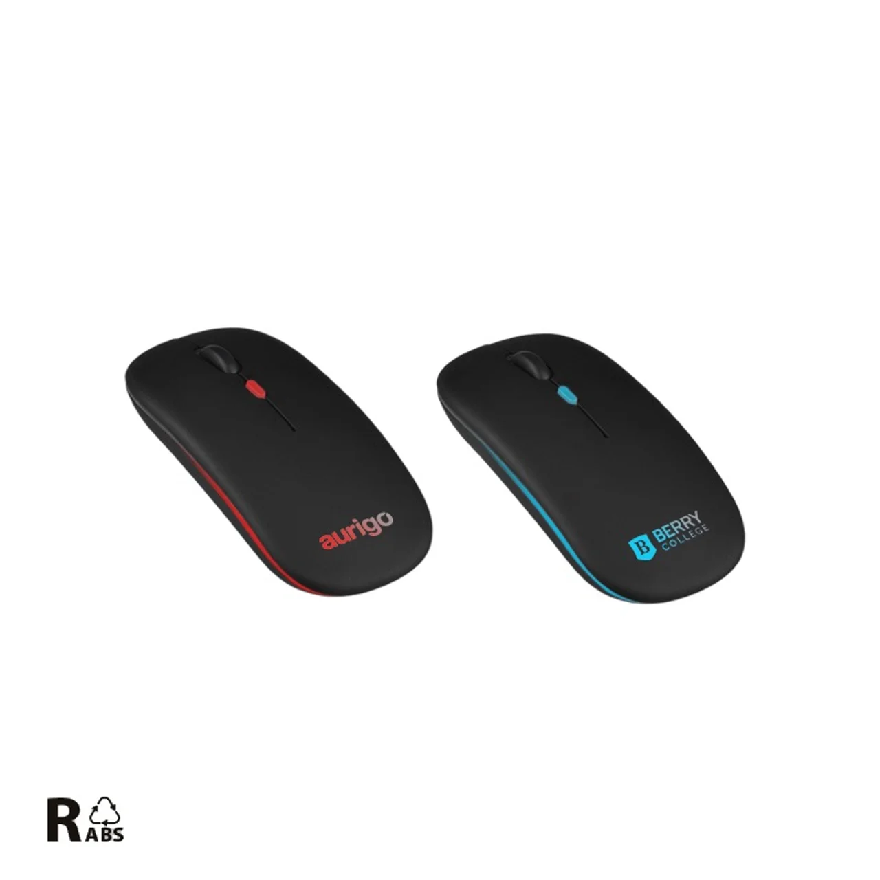 Hovedproduktbilde for 25-47-drc-7389 Lyngfred GRS Resirkulert Plast Trådløs Mus med RGB Lys