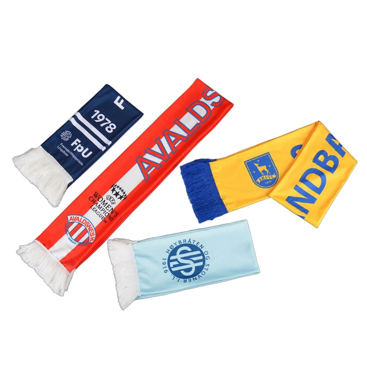 Hovedproduktbilde for 25-47-drc-8033 Polyester Supporterskjerf