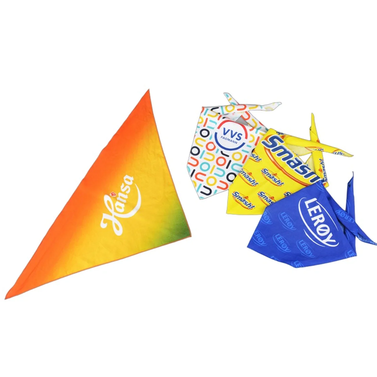 Hovedproduktbilde for 25-47-drc-8127 Winston Bomull Fullfargetrykket Trekant Bandana