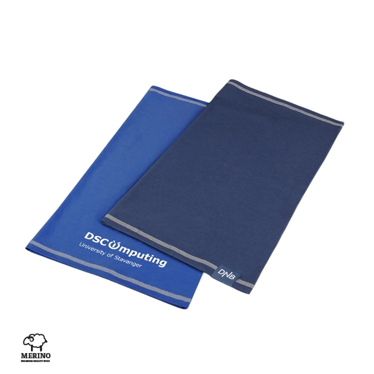 Hovedproduktbilde for 25-47-drc-8187 Zwickau Merinoull Bandana Multilue med Refleksgarn