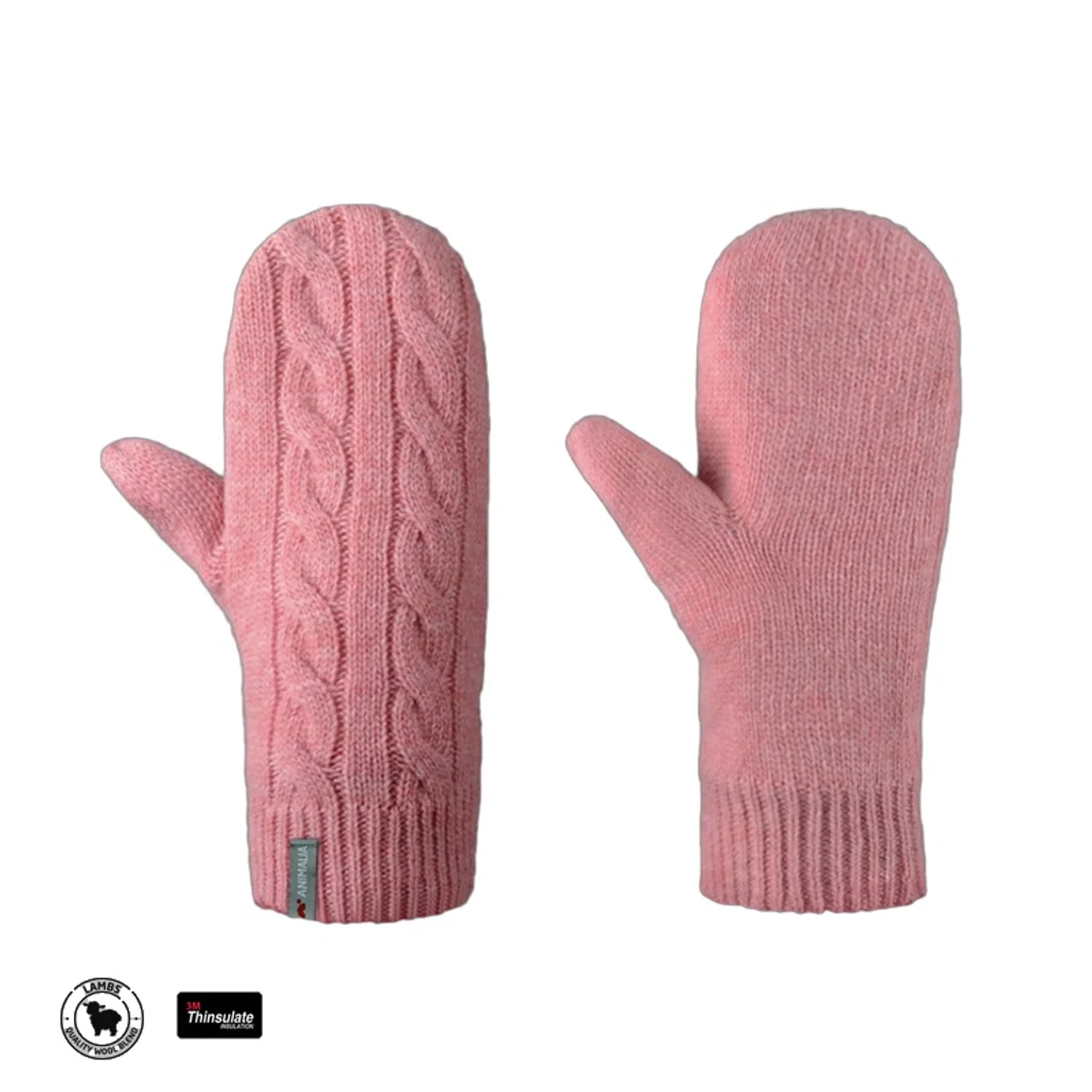 Hovedproduktbilde for 25-47-drc-8270 Kiana Lammeull og Nylon Strikkede Votter