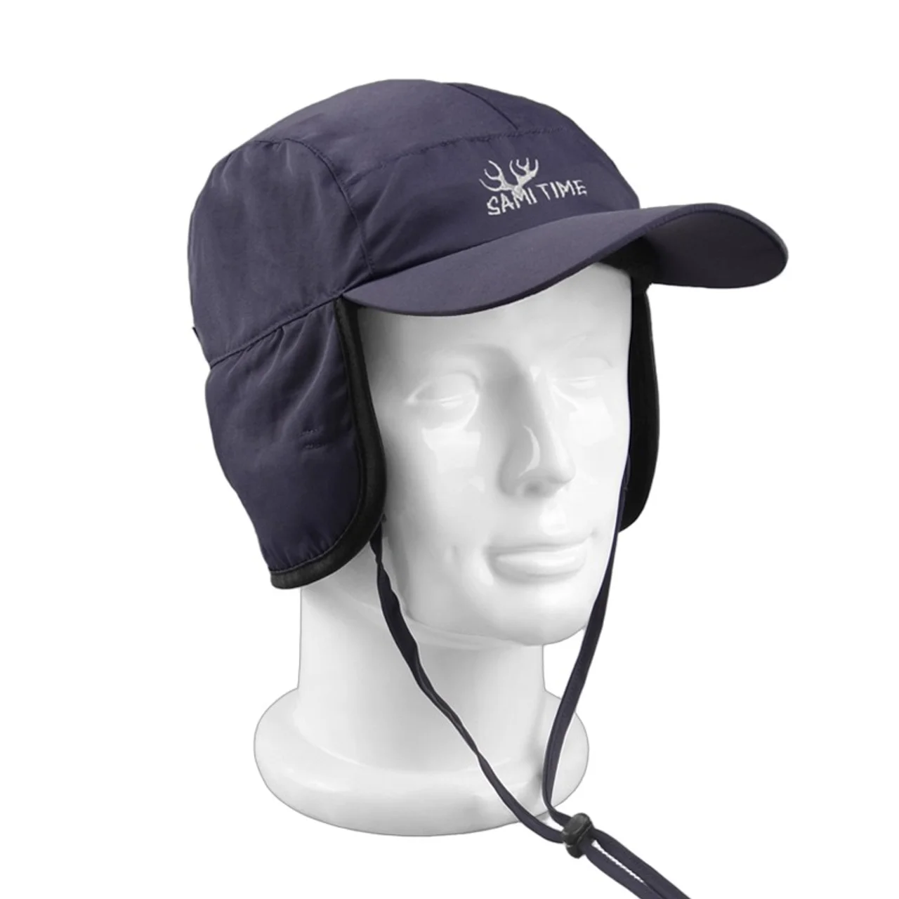 Hovedproduktbilde for 25-47-drc-8287 Foss Nylon Vindtett Vintercaps med Ørelapper
