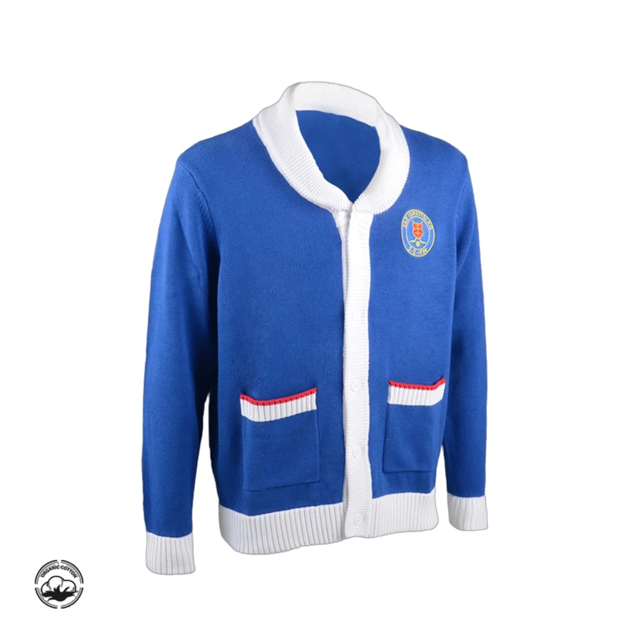 Hovedproduktbilde for 25-47-drc-8396 Haven Bomull Varsity Strikket Cardigan