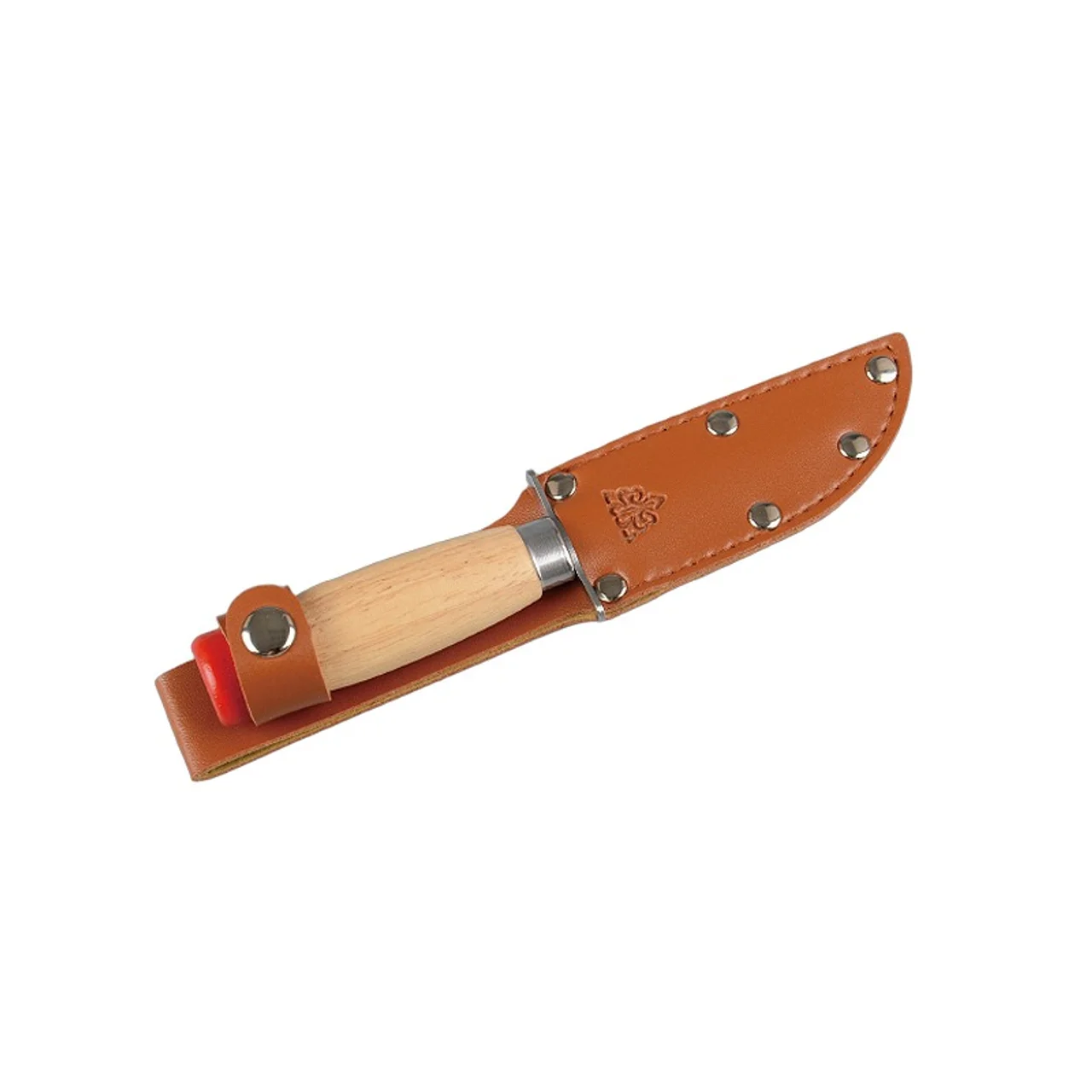Hovedproduktbilde for 25-47-drc-9337 Kirae Rustfritt Stål Speiderkniv med Trehåndtak