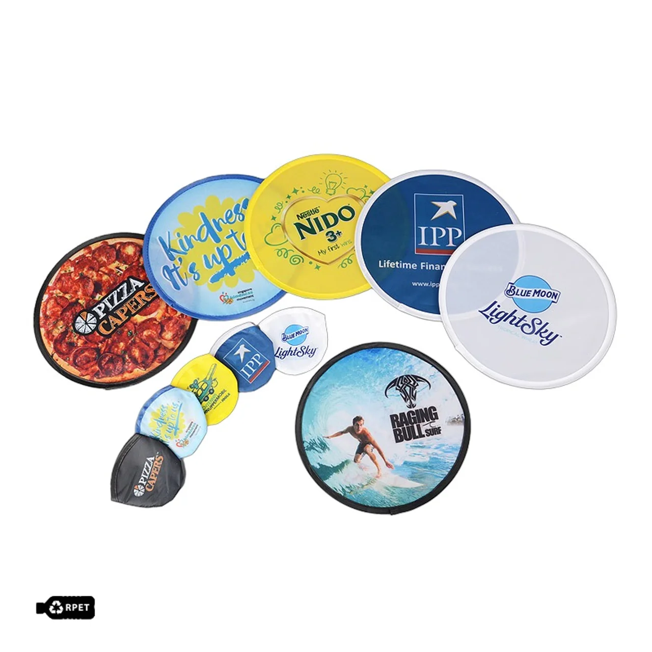 Hovedproduktbilde for 25-47-drc-9373 Bjarte rPET Sammenleggbar Frisbee