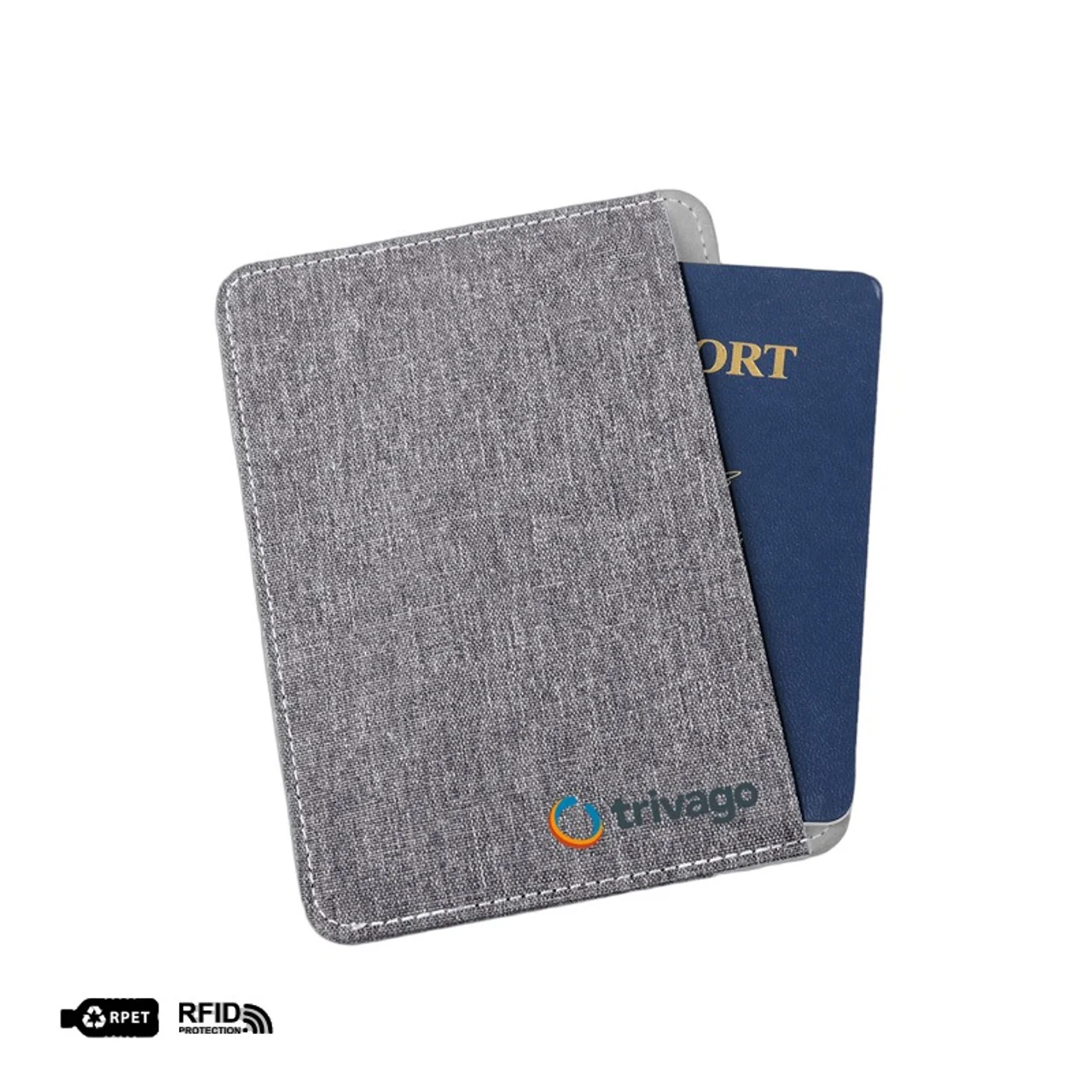 Hovedproduktbilde for 25-47-drc-9488 Havard RPET RFID Lommebok og Passholder