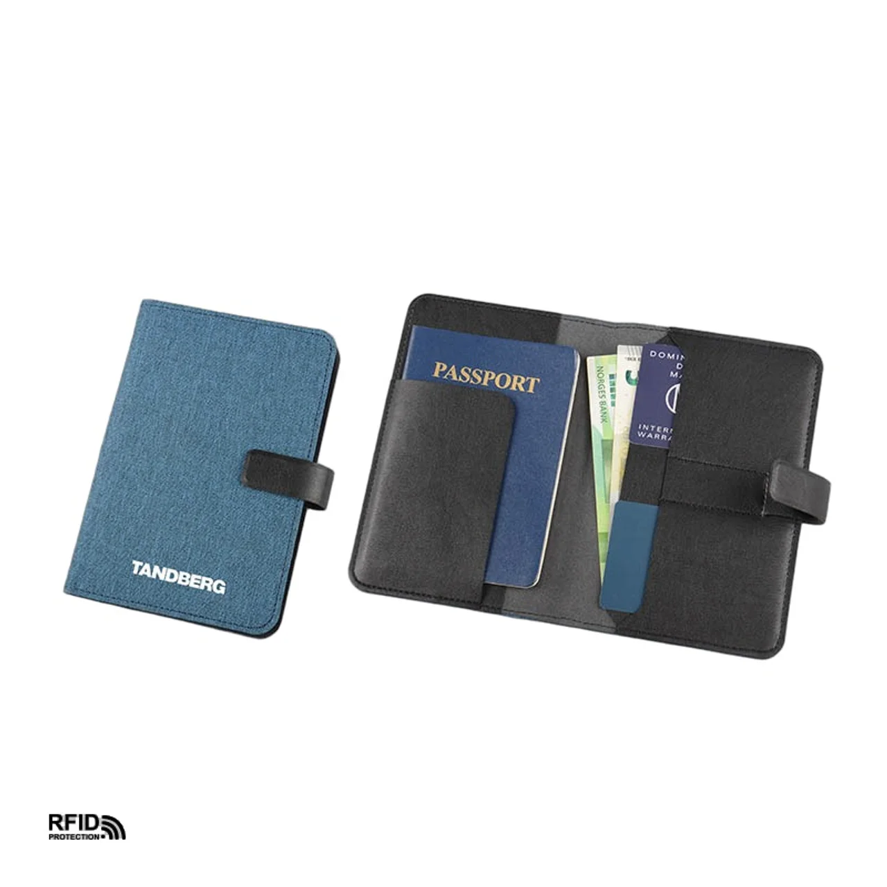 Hovedproduktbilde for 25-47-drc-9557 Solvik RPET RFID Passholder