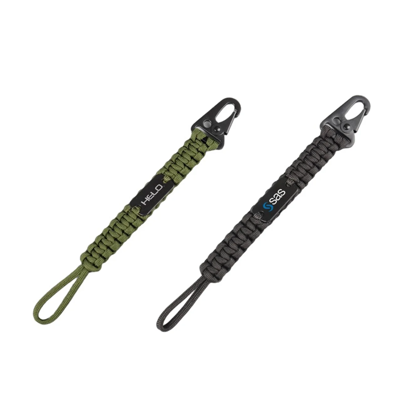 Hovedproduktbilde for 25-47-drc-9697 Capri Paracord Ekstra Lang Nøkkelring med Karabinkrok