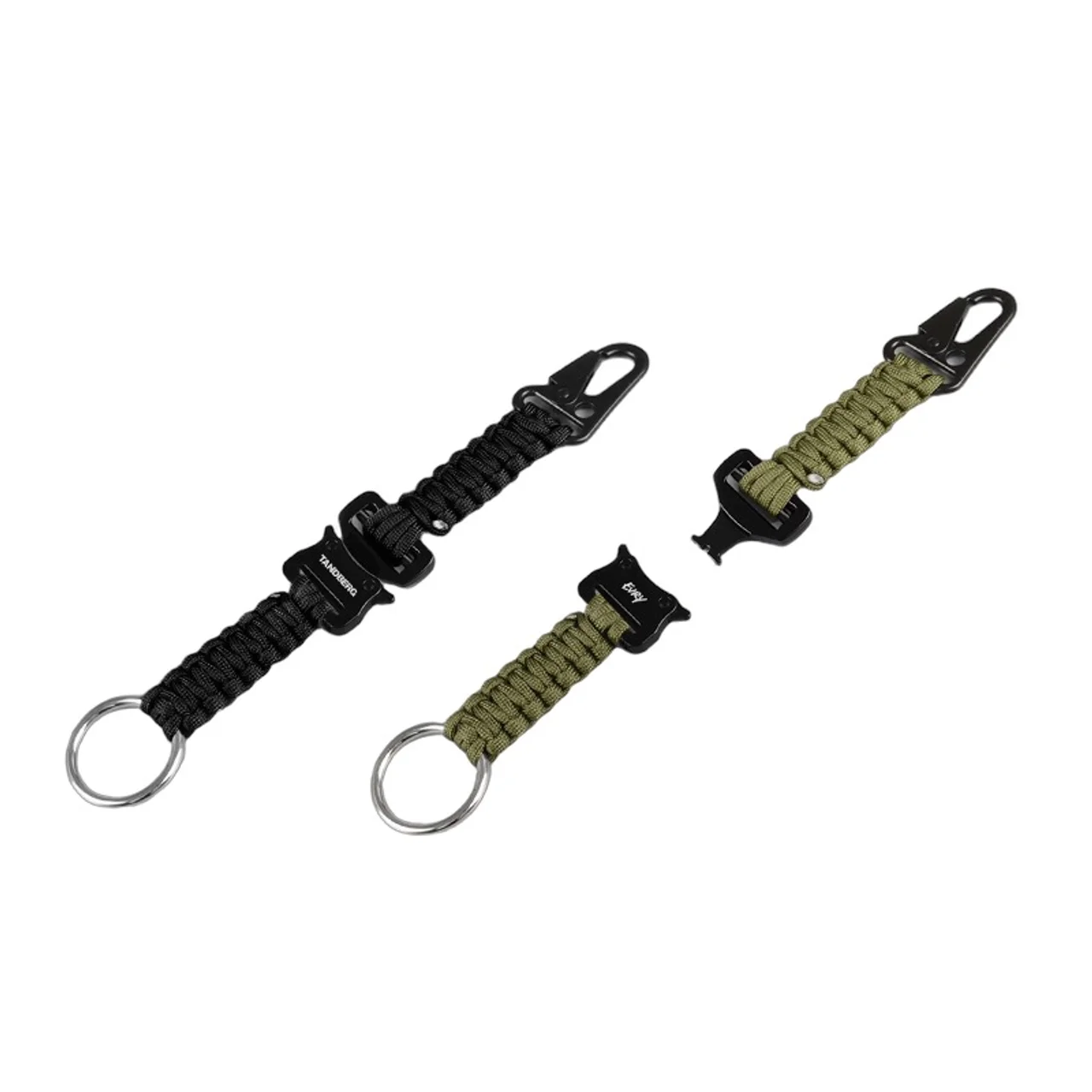 Hovedproduktbilde for 25-47-drc-9891 Palmo Paracord Nøkkelring med Hurtigutløser Spenne